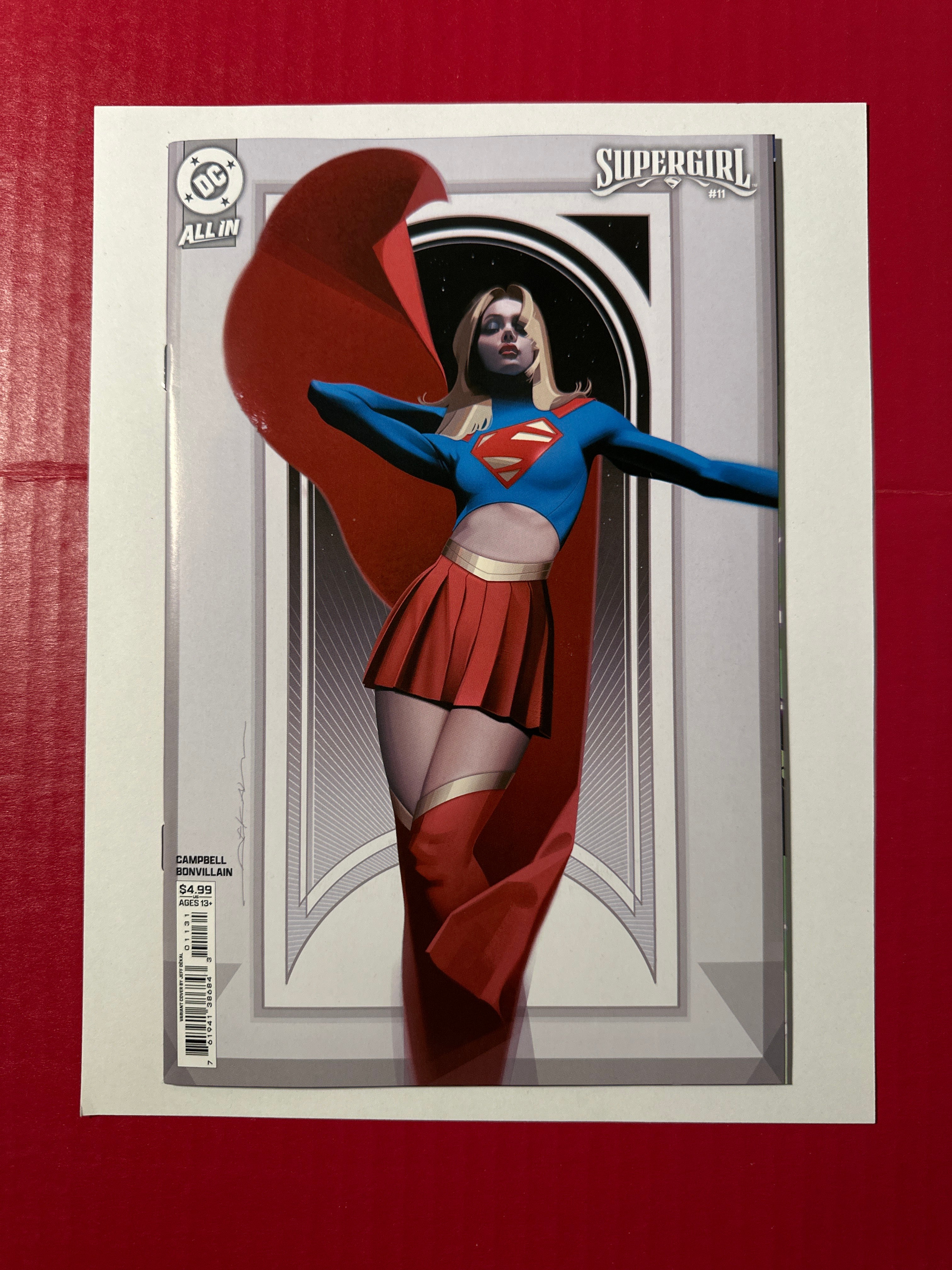 Supergirl, Vol. 8 #11C (DC Comics 2026) Jeff DÃ¨kal Variant by Ugly Monkey Comics