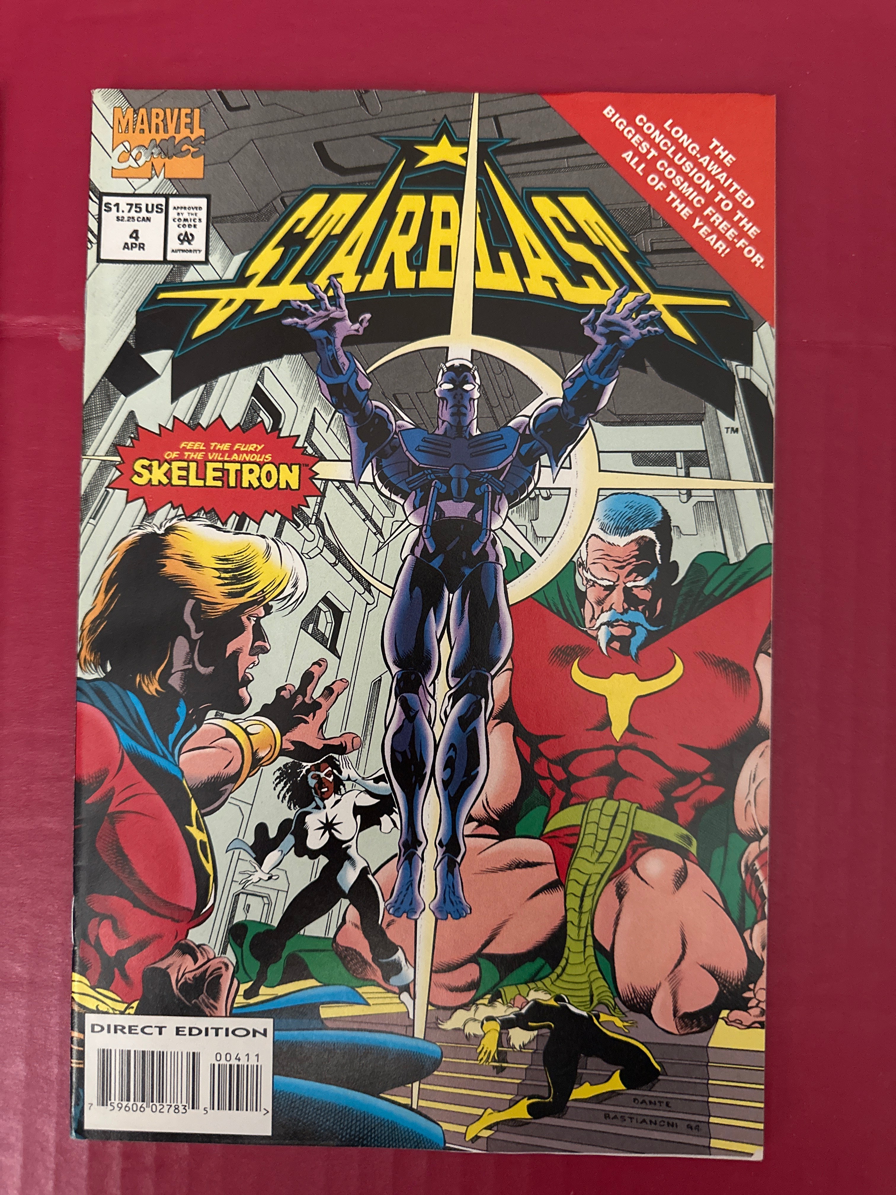 Lot of 3 Starblast Comics #2, 3, 4 (Marvel Comics 1993) by Ugly Monkey Comics