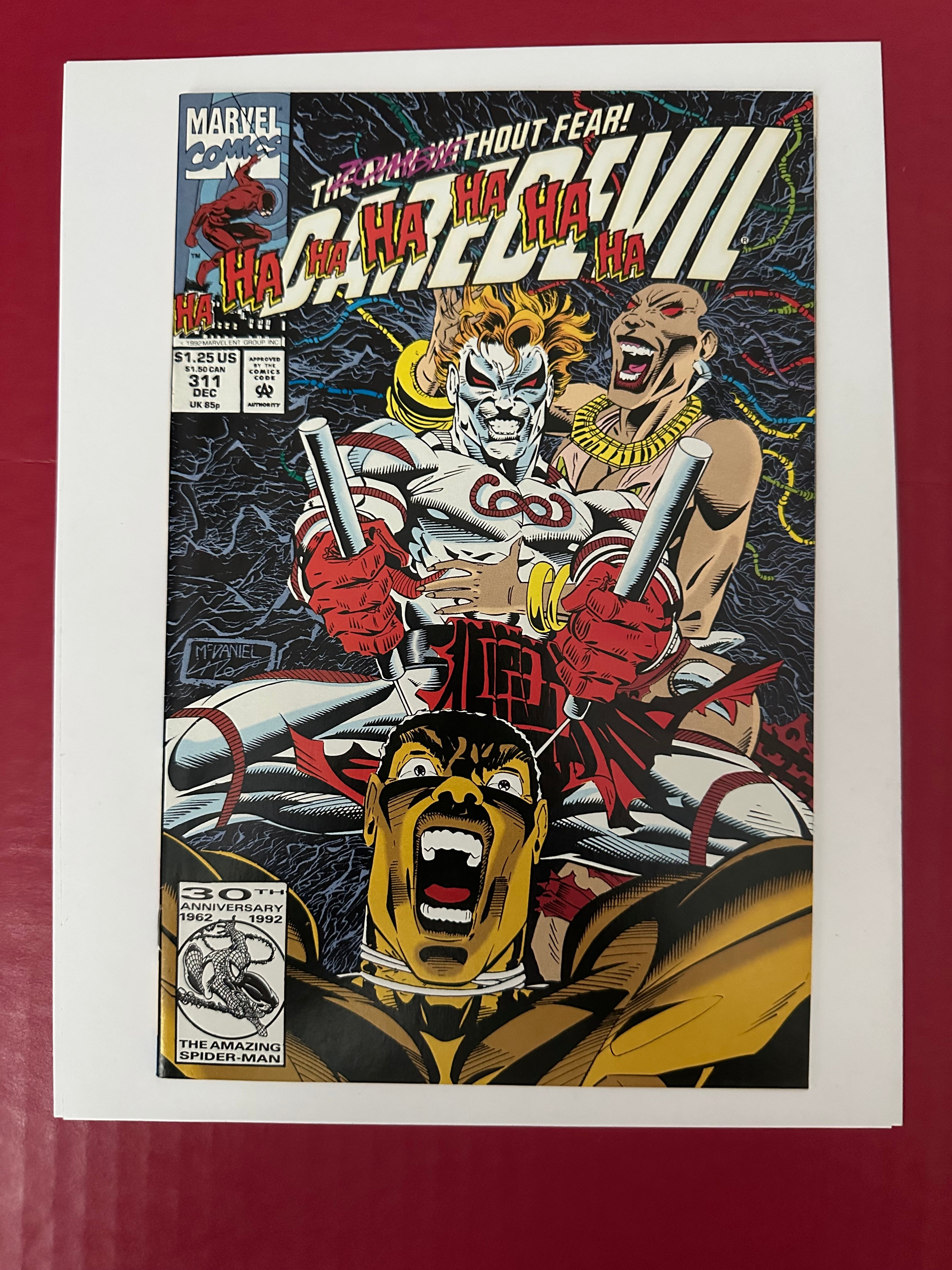 Daredevil, Vol. 1 #311A (1992) by Ugly Monkey Comics