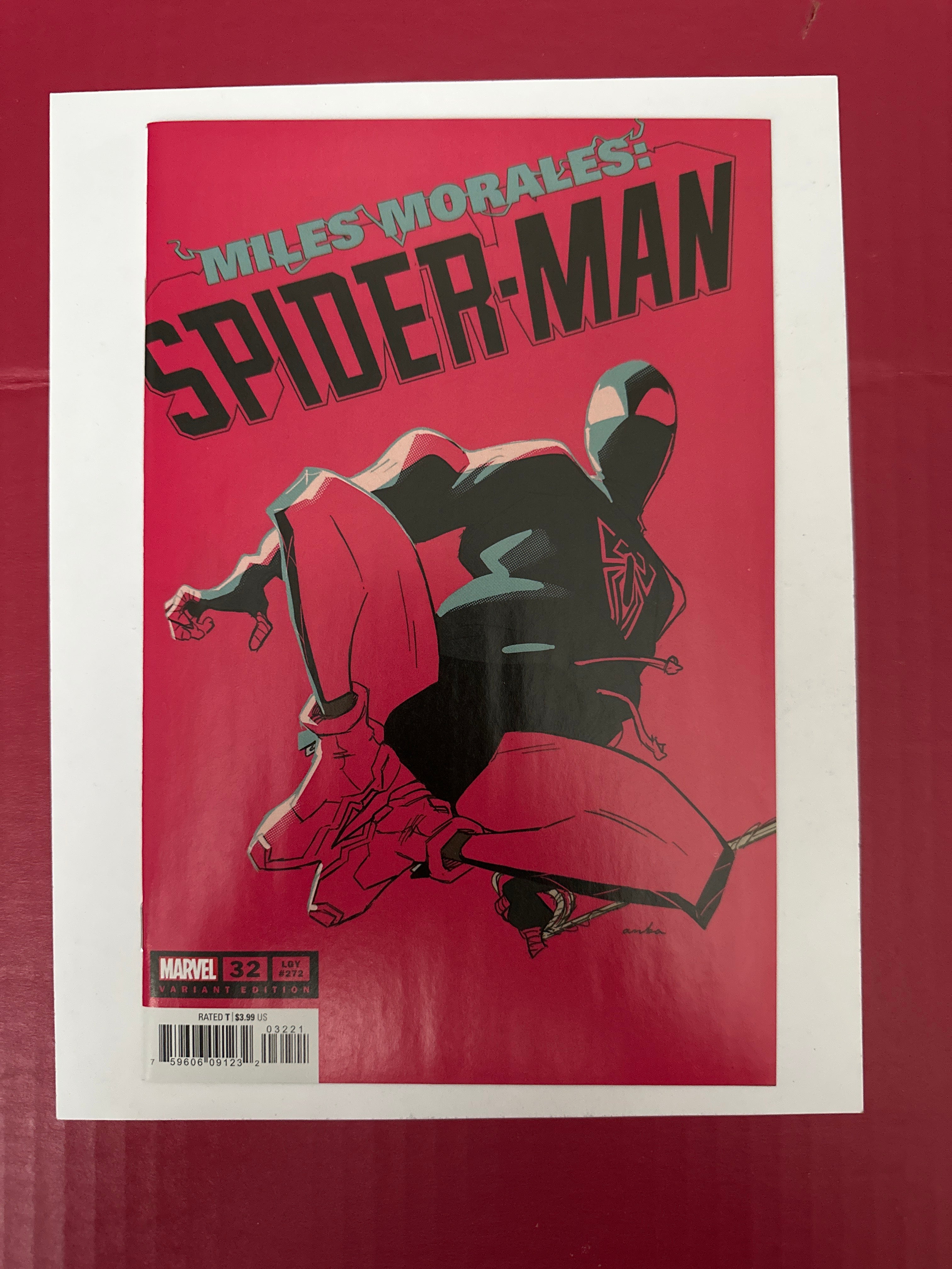 Miles Morales: Spider-Man #32B (Marvel Comics 2021) by Ugly Monkey Comics