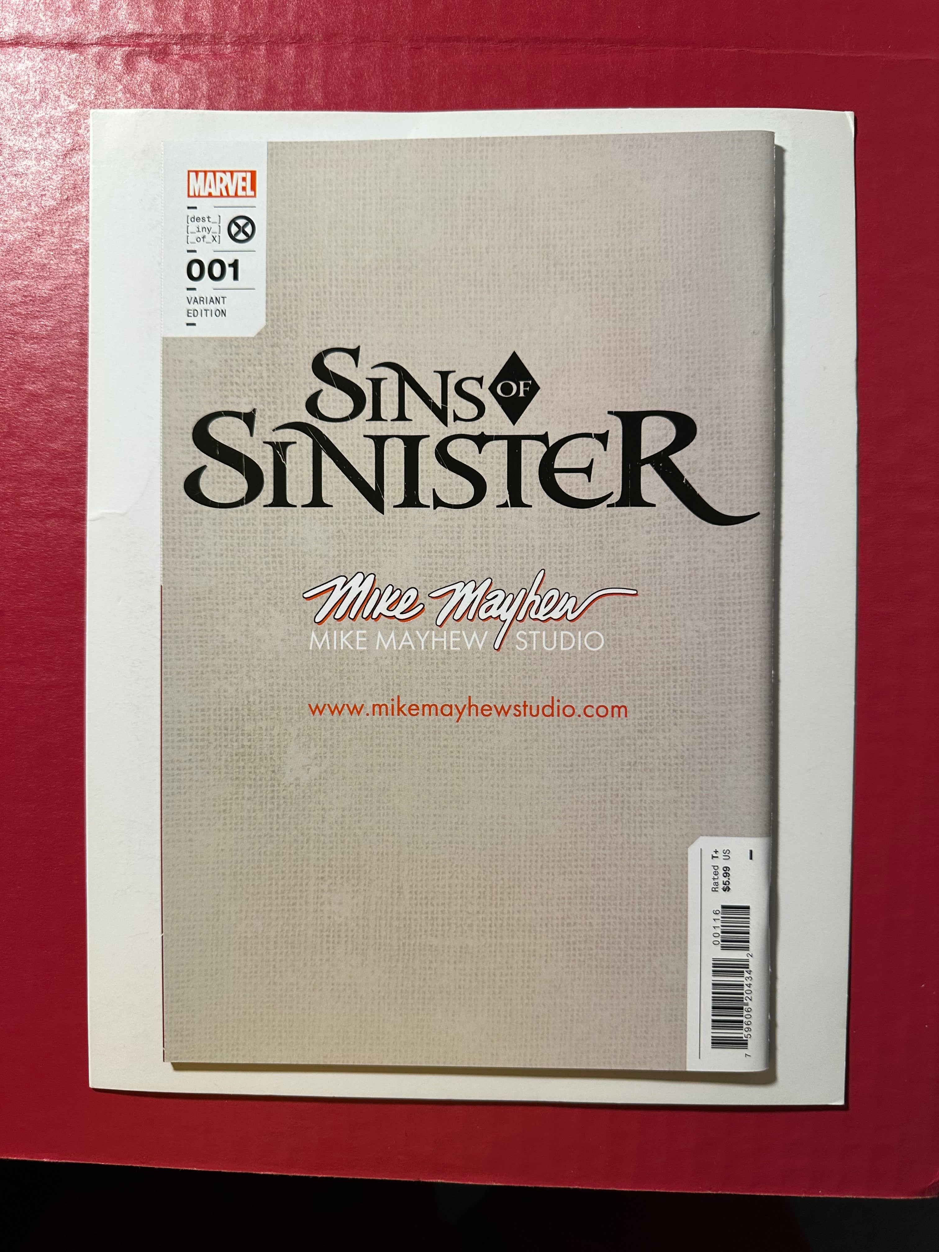 Sins of Sinister #1 (2023) Mike Mayhew Exclusive Variant