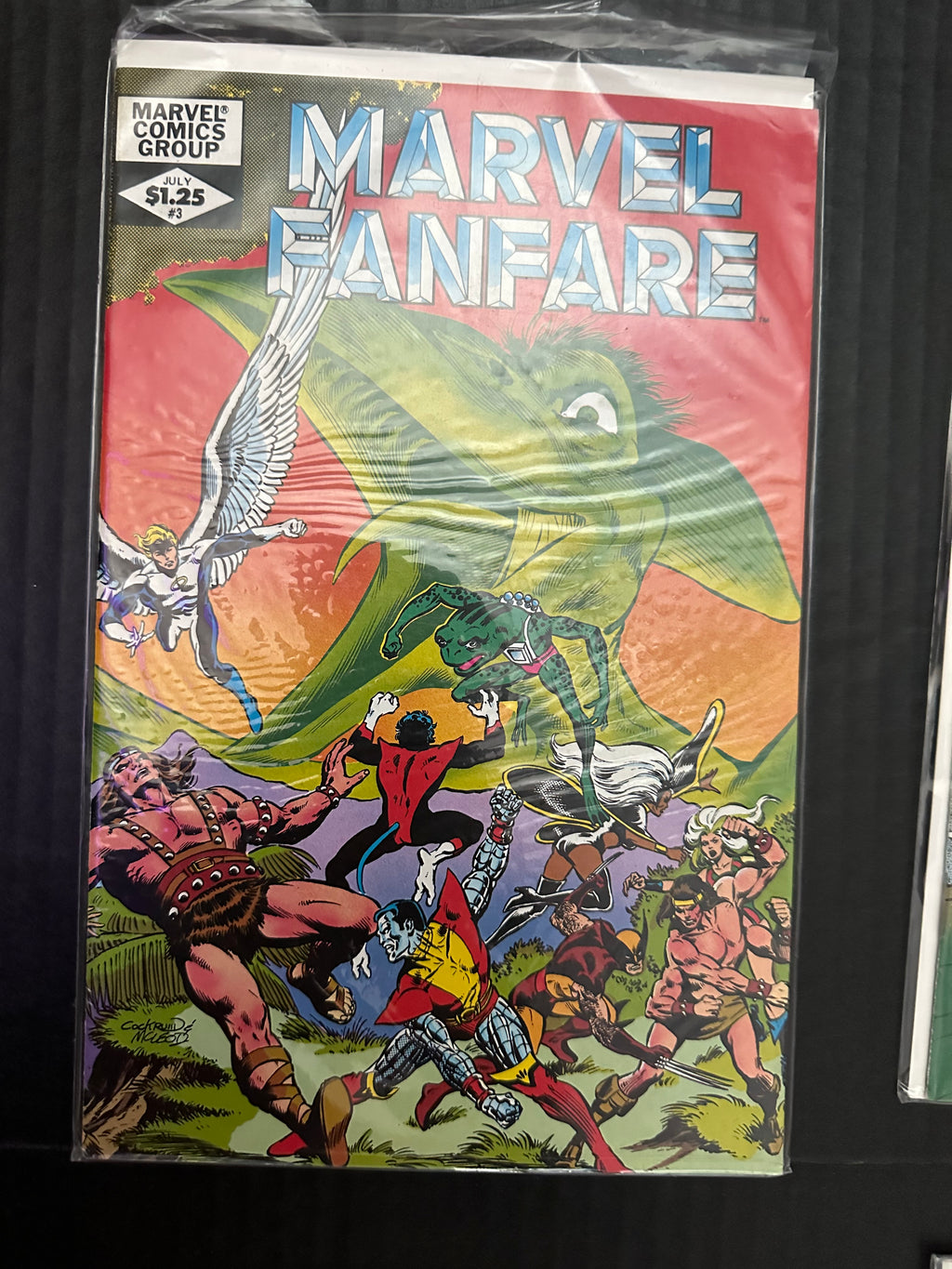 Lot of 33 Marvel Fanfare comics (1982 - 1988) 3 Key Issues by Ugly Monkey Comics