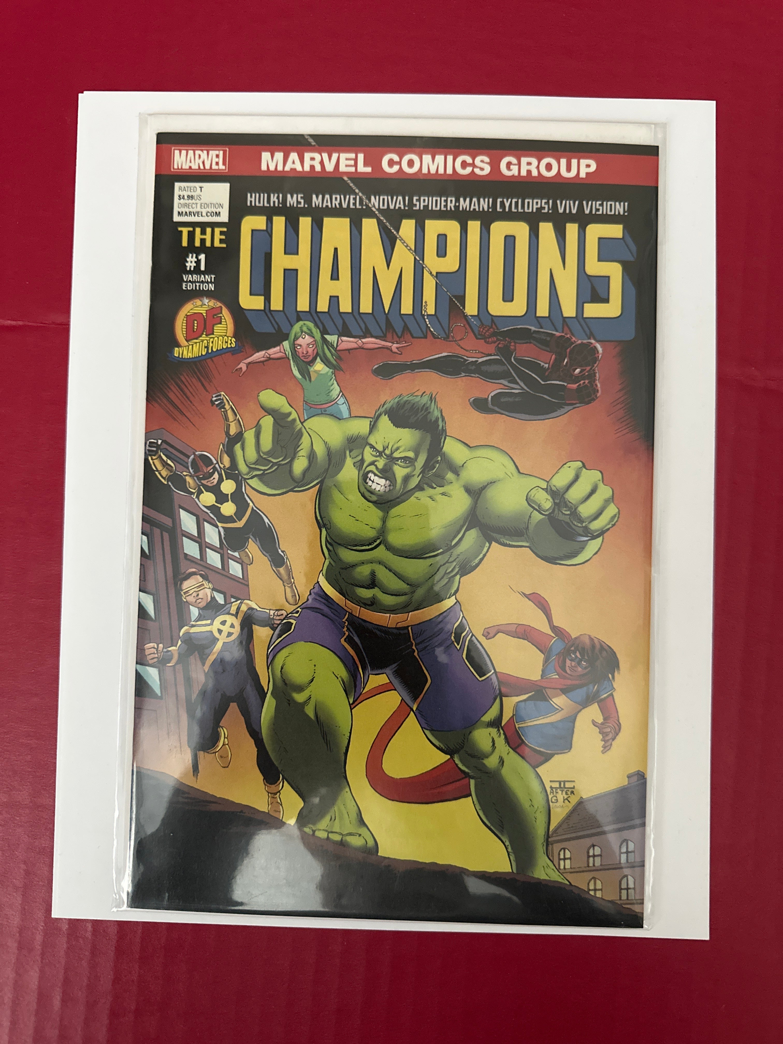 Champions, Vol. 2 #1T (Marvel Comics 2016) DF Exclusive Variant Ltd. 7500 by Ugly Monkey Comics