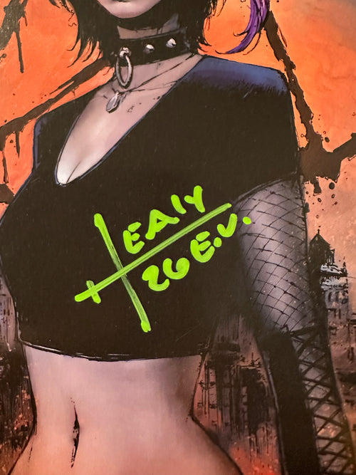 Black Ritual: The Book of NYX #1 Signed by Writer Thomas Healy by Ugly Monkey Comics