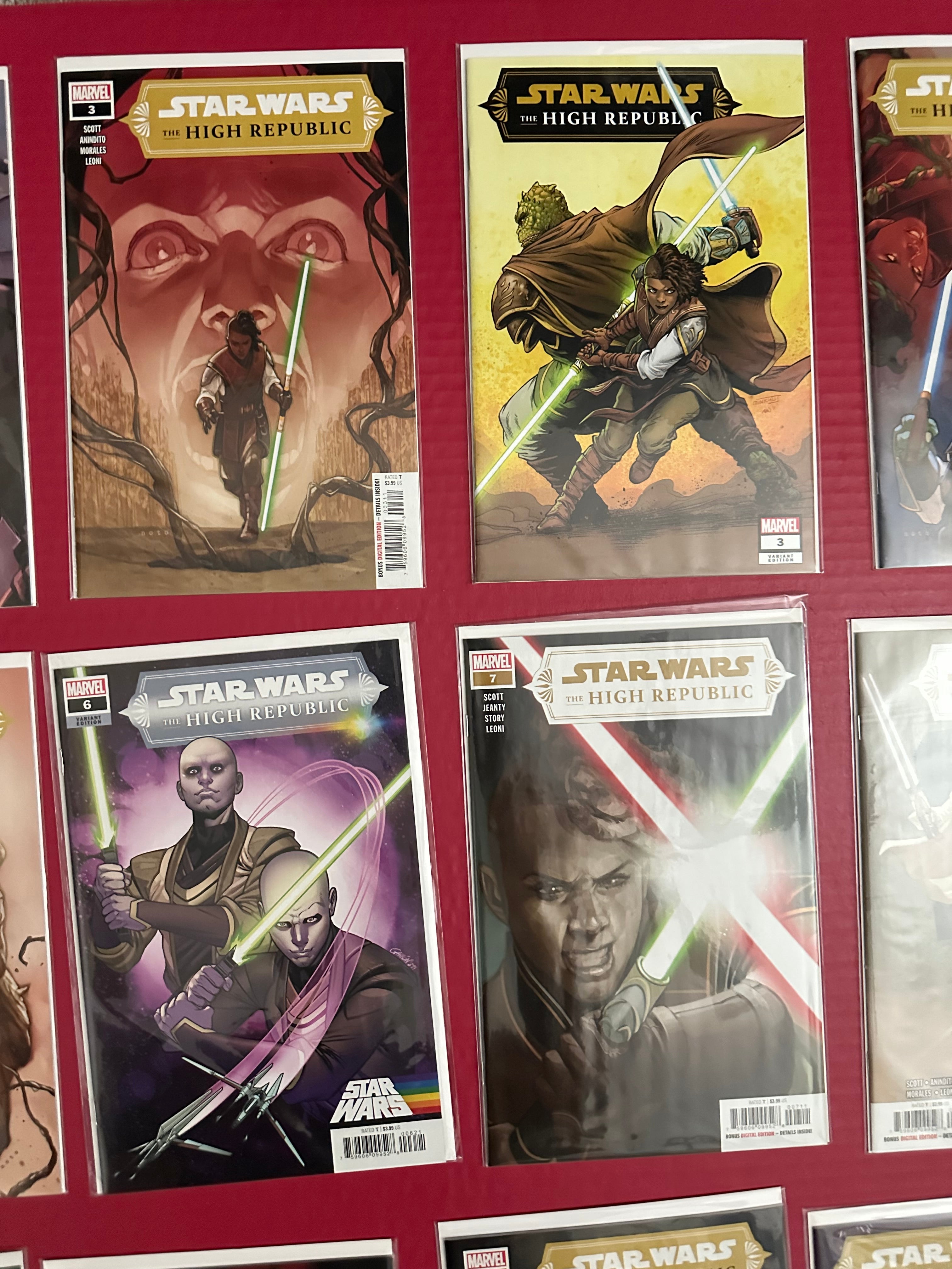 Star Wars: The High Republic Lot of 19 Comics 1 - 15 plus Variants (Marvel Comics 2021) Plenty of 1st Appearances Complete Run by Ugly Monkey Comics