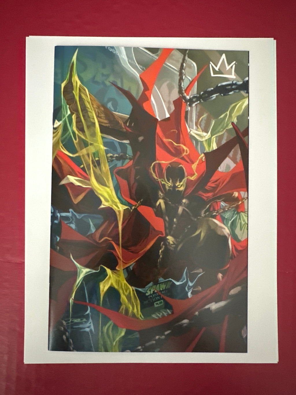 King Spawn #8B (2022) 1st app. The King Slayer (Simon), 1st full app. Black Azrael by Ugly Monkey Comics