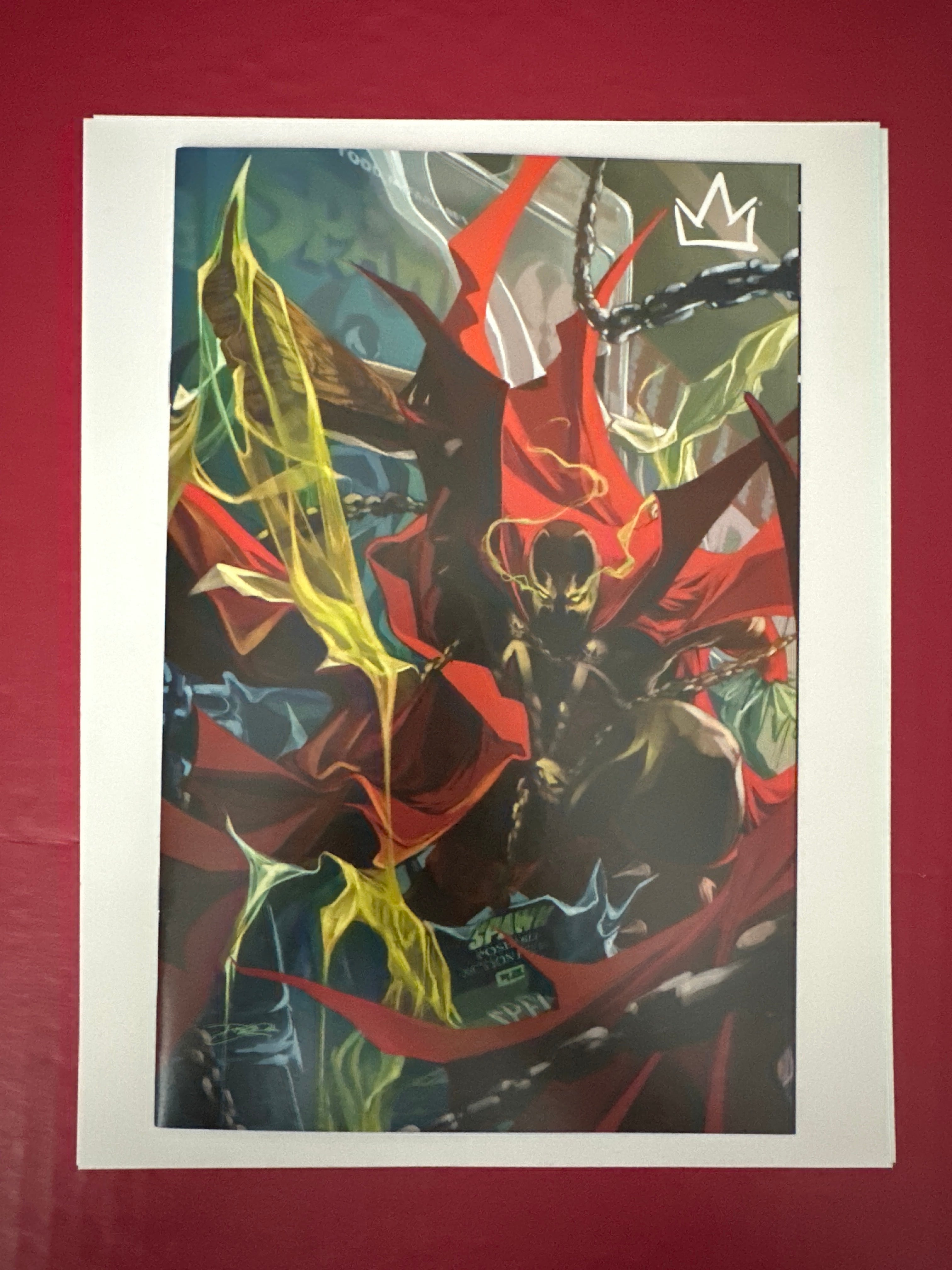 King Spawn #8B (2022) 1st app. The King Slayer (Simon), 1st full app. Black Azrael by Ugly Monkey Comics