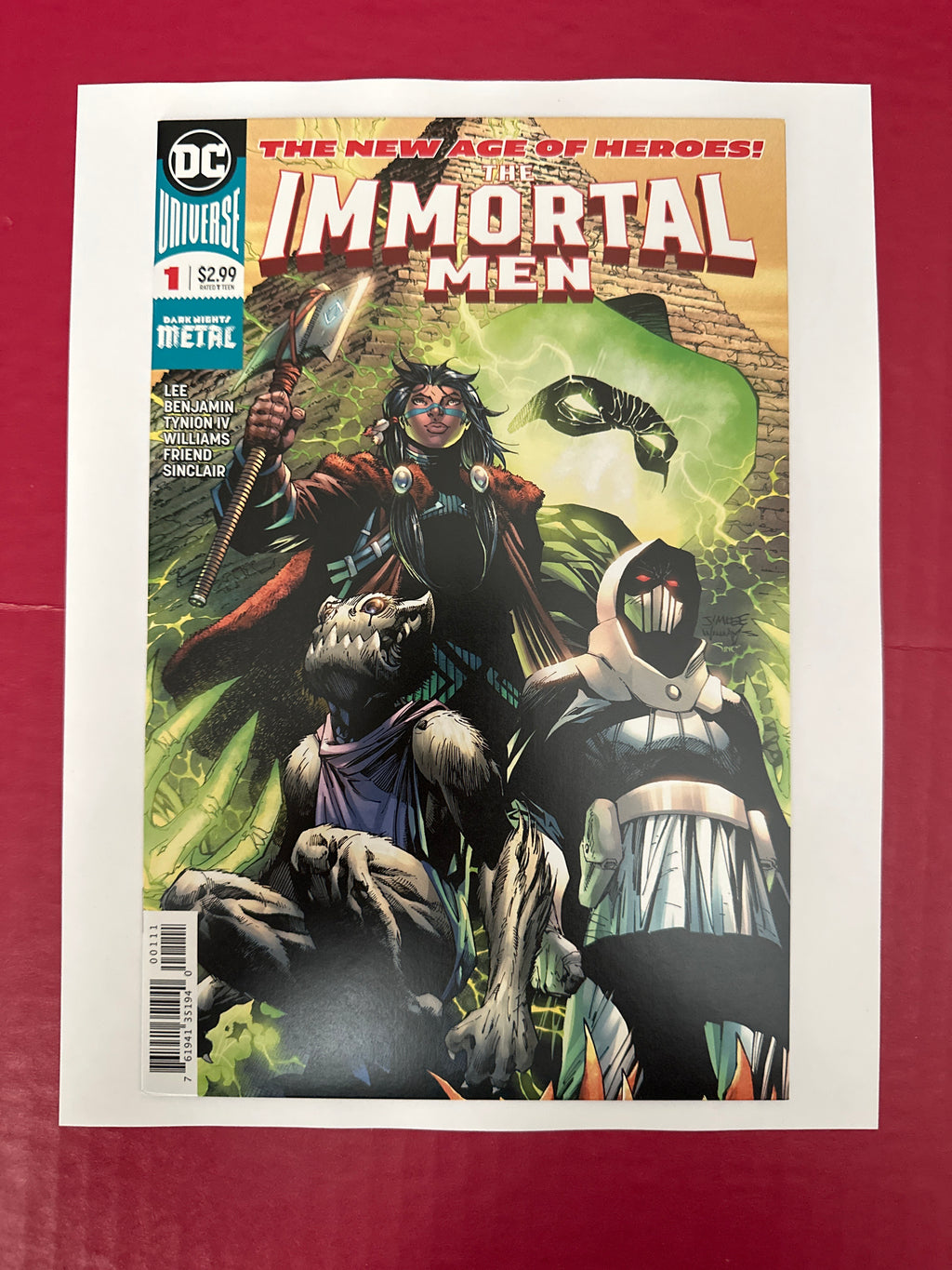 Immortal Men #1 (DC Comics 2018) 1st team appearance by Ugly Monkey Comics