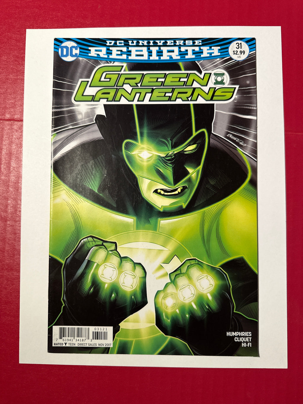 Green Lanterns #31 (DC Comics 2017) Brandon Peterson Variant by Ugly Monkey Comics