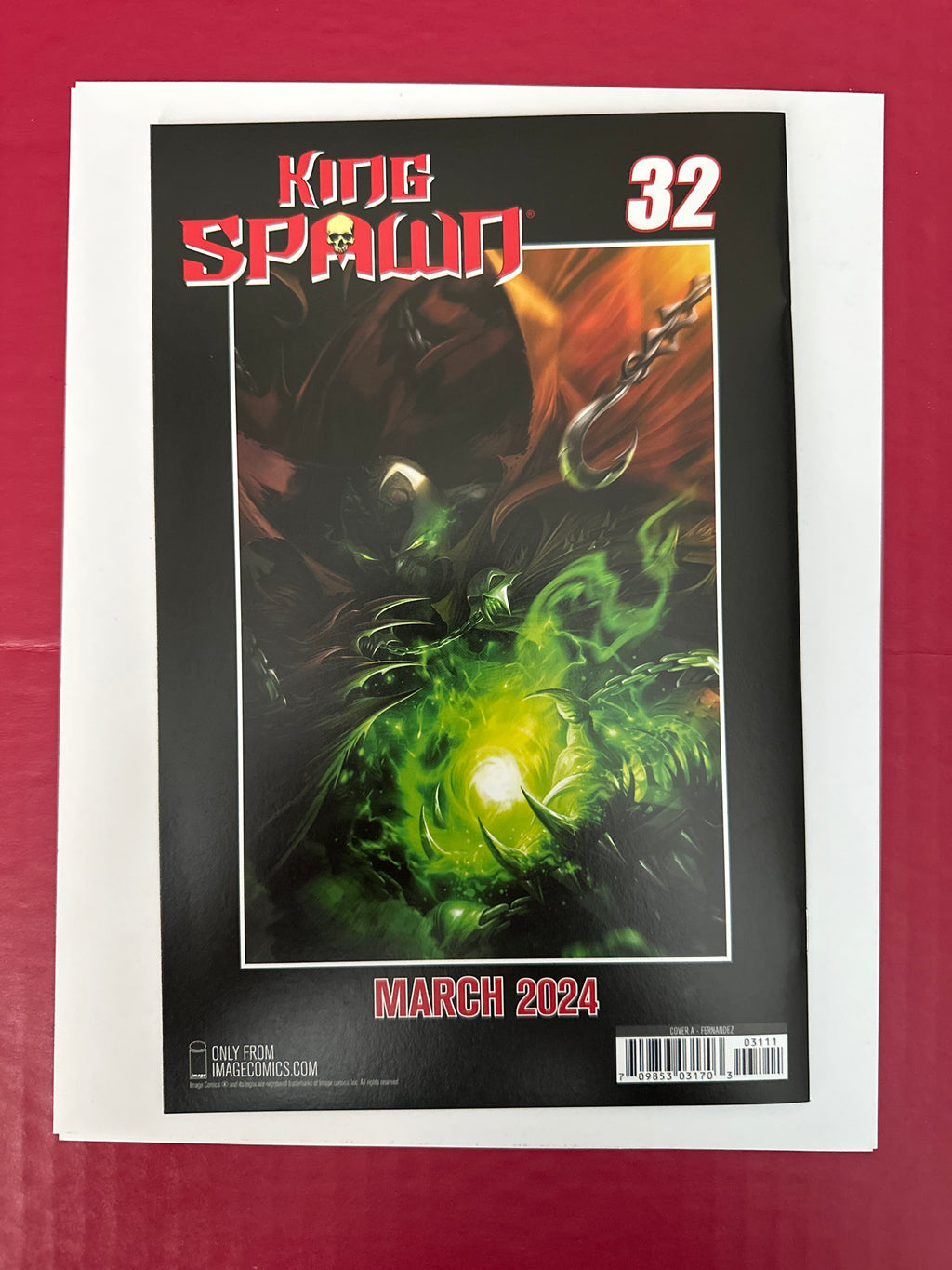 King Spawn #31A (2024) by Ugly Monkey Comics
