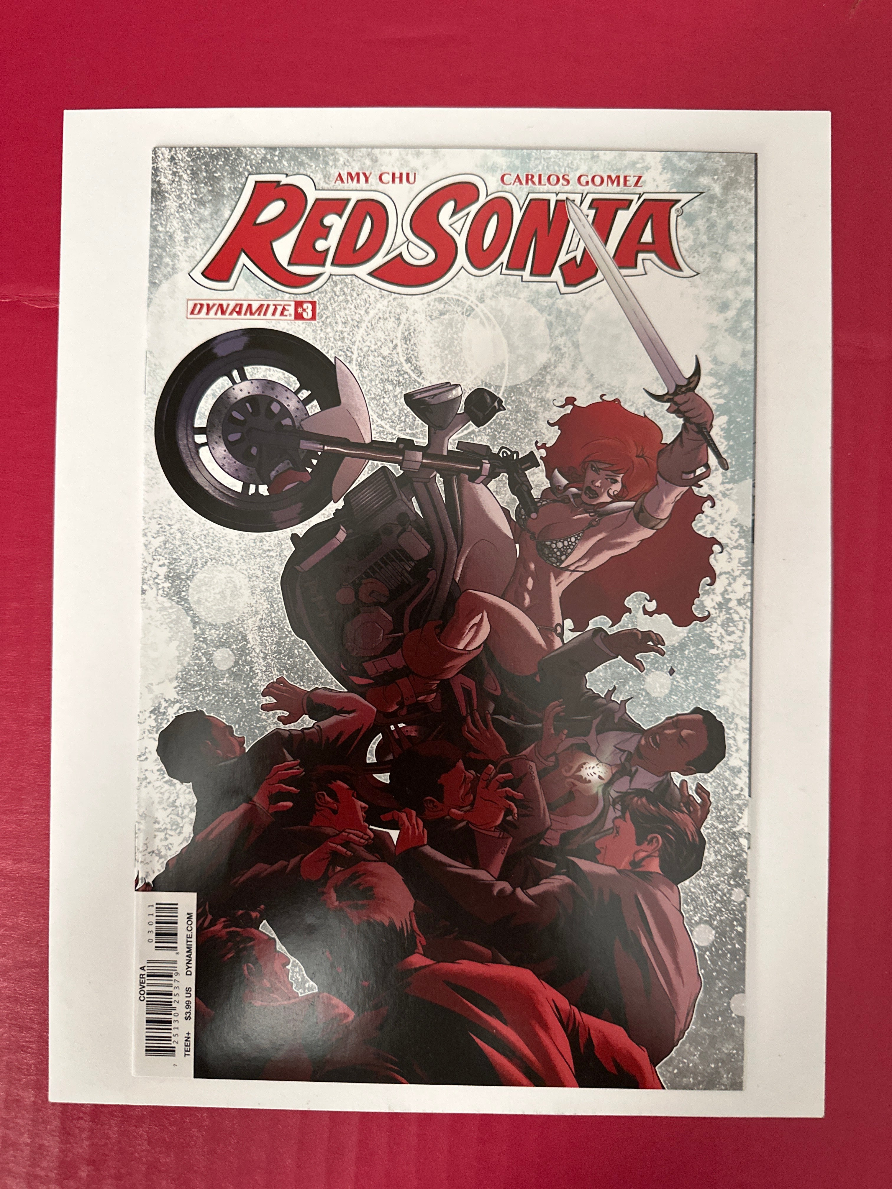 Red Sonja, Vol. 4 #3A (Dynamite Entertainment 2017) Regular Mike McKone Cover by Ugly Monkey Comics