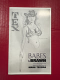 Mark Texeira Babes And Brawn Sketchbook #B (Little Eva Ink 2011) Sketch Edition limited 1,000 by Ugly Monkey Comics