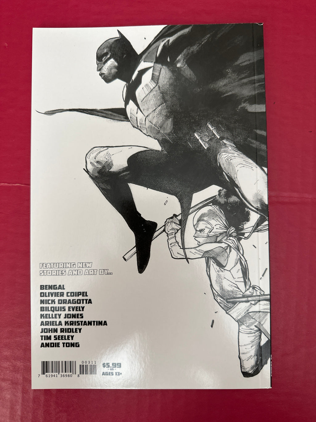 Batman: Black & White, Vol. 3 #3A (DC Comics 2021) Tiffany Fox app. by Ugly Monkey Comics