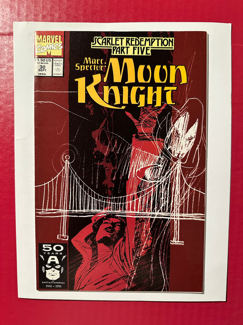 Marc Spector: Moon Knight #30 (1991) by Ugly Monkey Comics