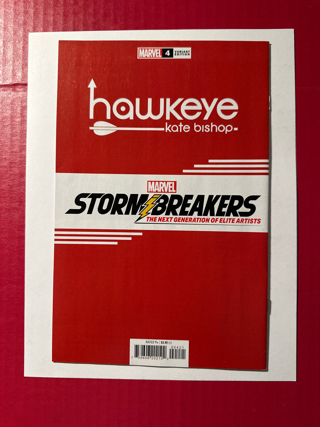 Hawkeye: Kate Bishop #4B (Marvel Comics 2022) Carnero Stormbreakers Variant by Ugly Monkey Comics