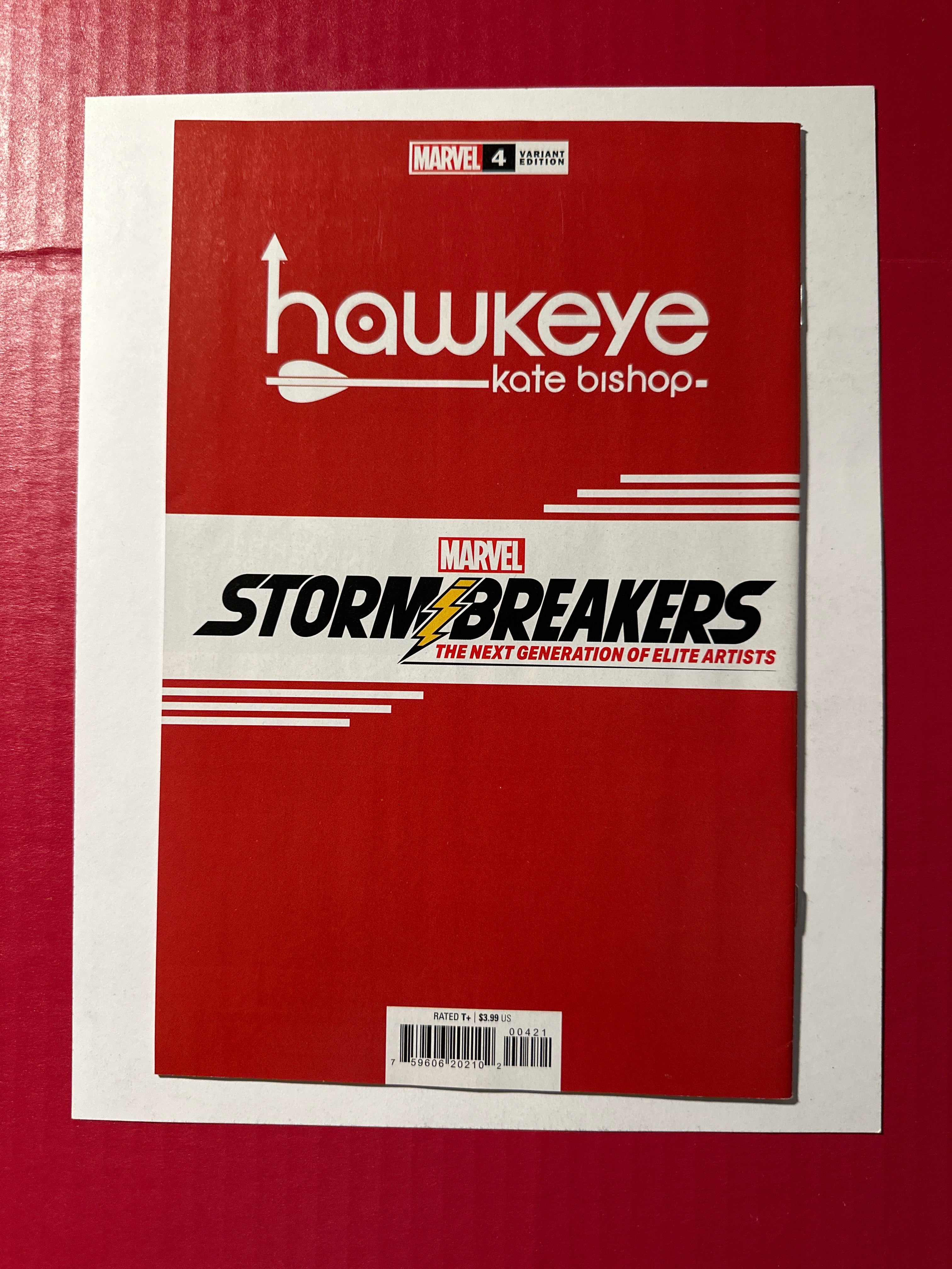 Hawkeye: Kate Bishop #4B (Marvel Comics 2022) Carnero Stormbreakers Variant by Ugly Monkey Comics
