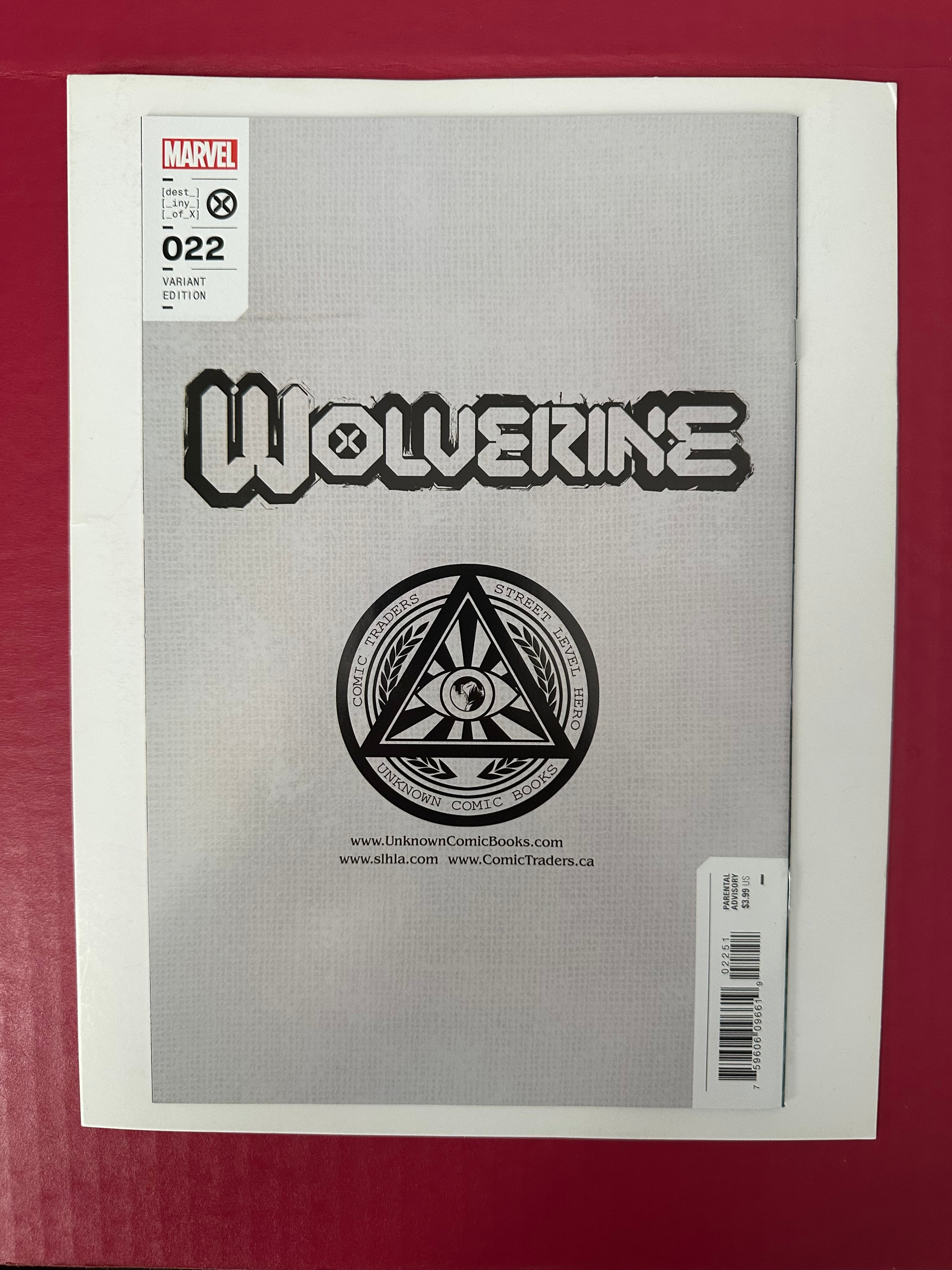 Wolverine, Vol. 7 #22E (2022) Ivan Tao Virgin Cover