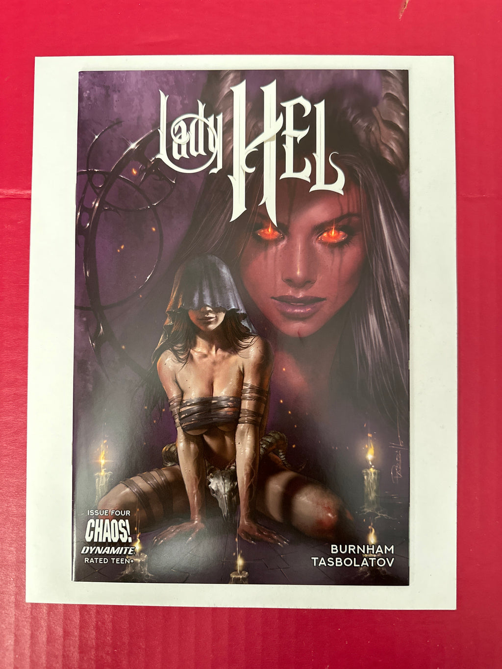 Lady HEL #4A (Dynamite Entertainment 2022) Lucio Parrillo Cover by Ugly Monkey Comics