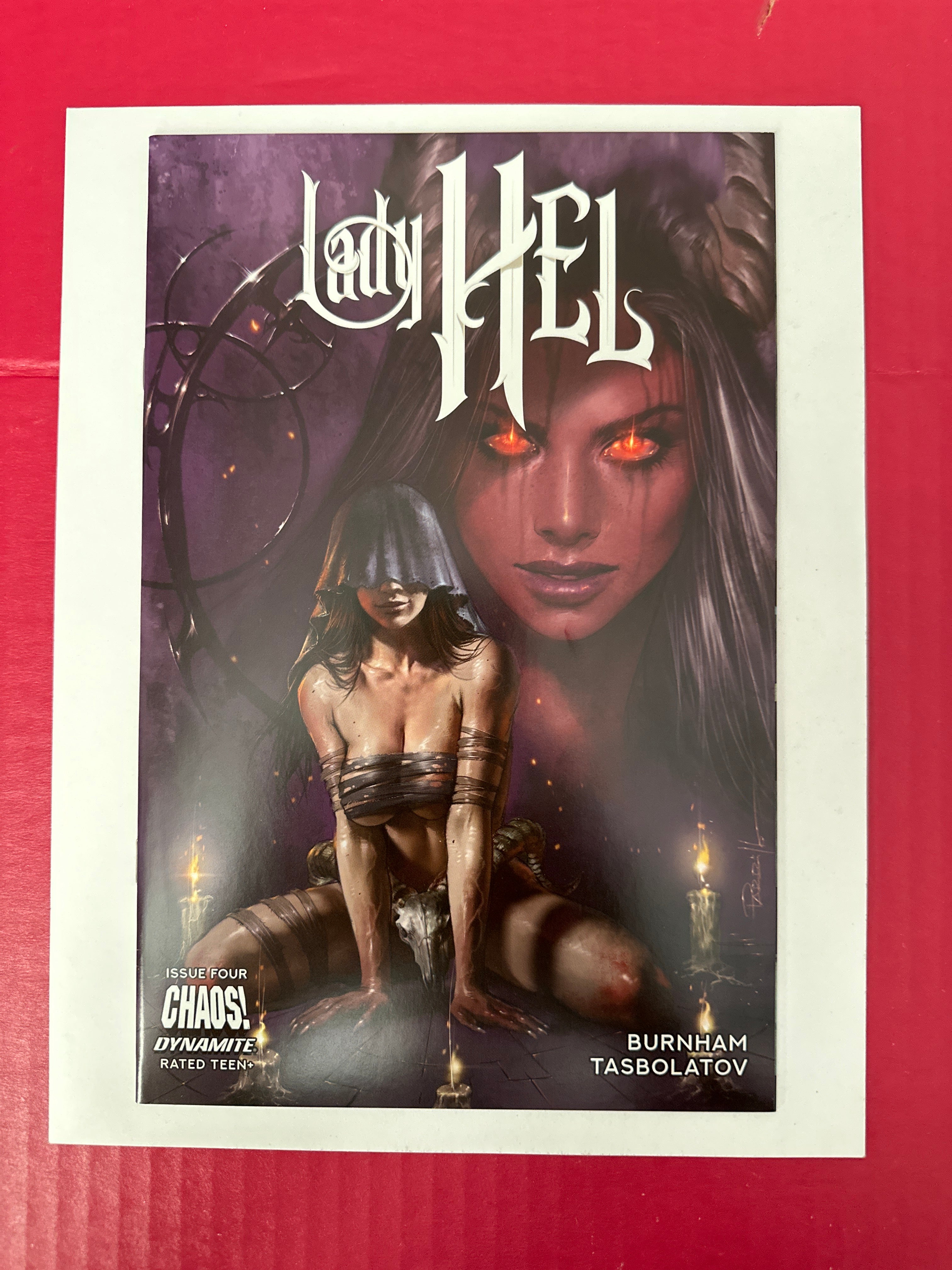 Lady HEL #4A (Dynamite Entertainment 2022) Lucio Parrillo Cover by Ugly Monkey Comics