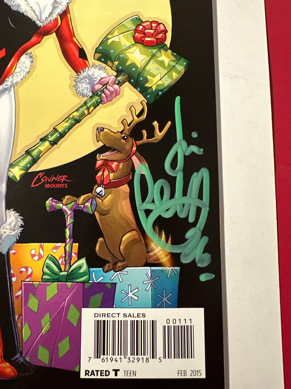 Harley Quinn Holiday Special #1A (DC Comics 2014) Double Signed Conner & Palmiotti by Ugly Monkey Comics