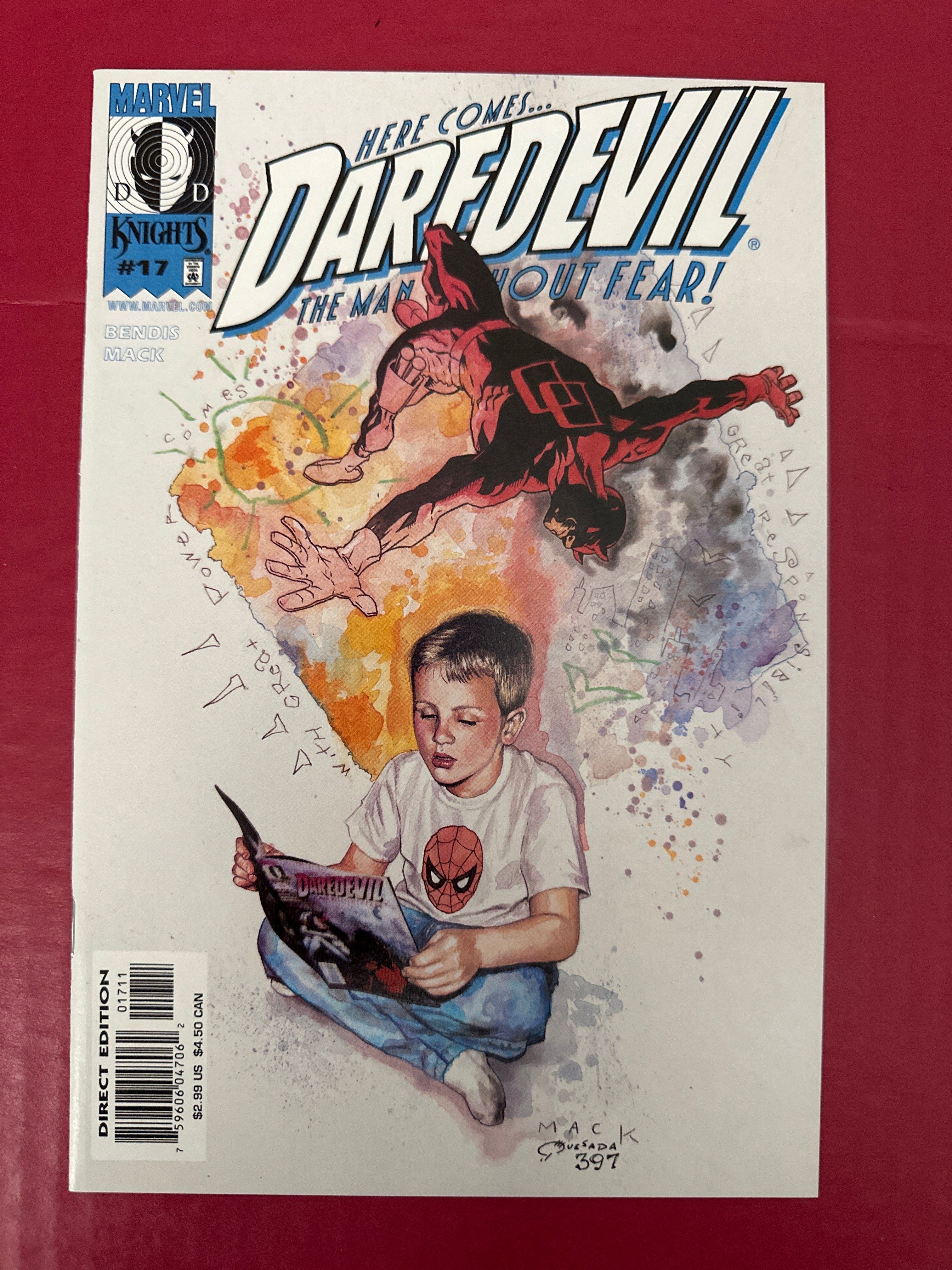 Daredevil, Vol. 2 #17A (2001 Marvel Comics) by Ugly Monkey Comics