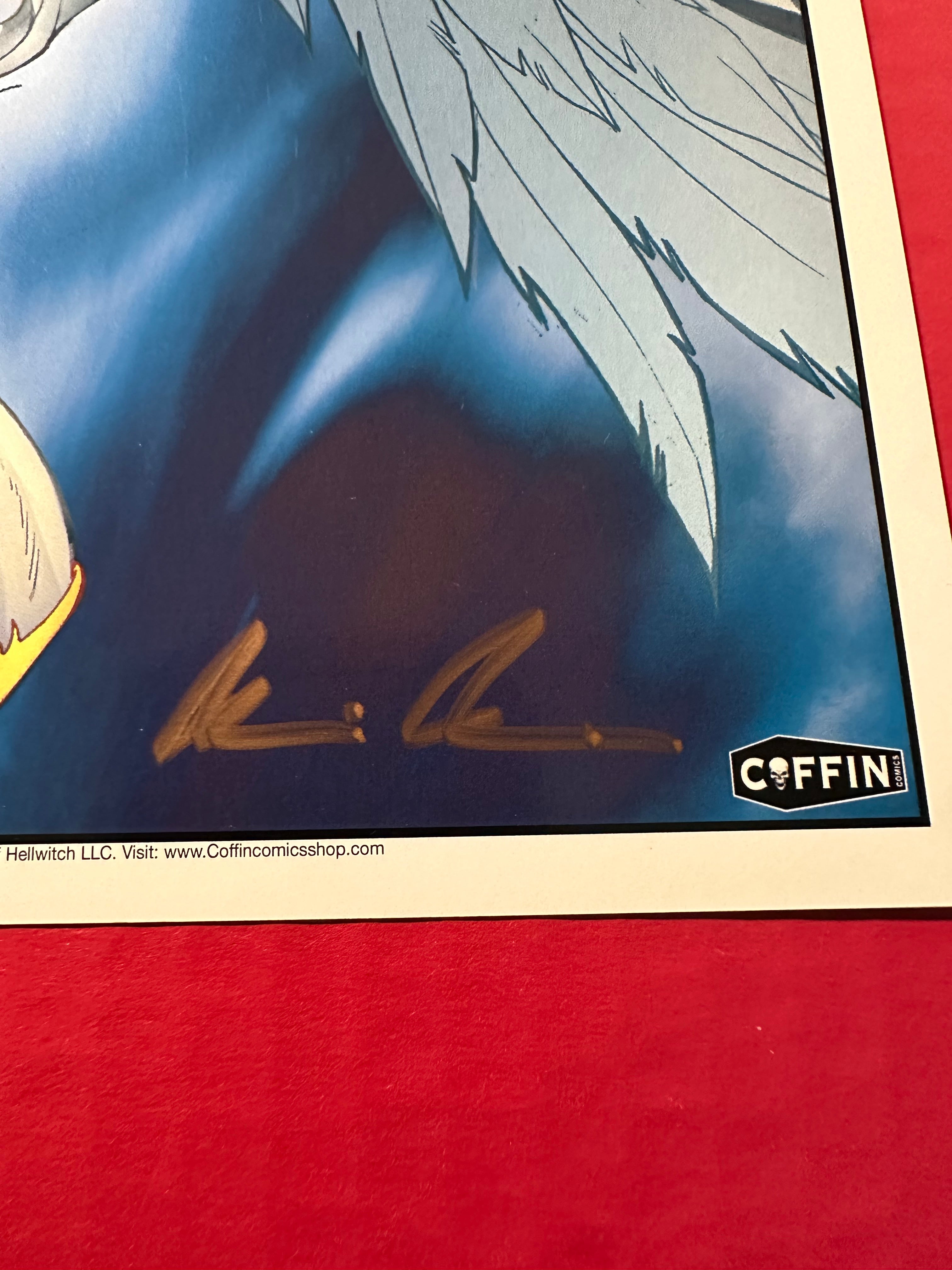 Hellwitch: Forbidden 11x17 Poster Sorah Suhng Angelvex Variant Double Signed by Sorah Suhng and Brian Pulido