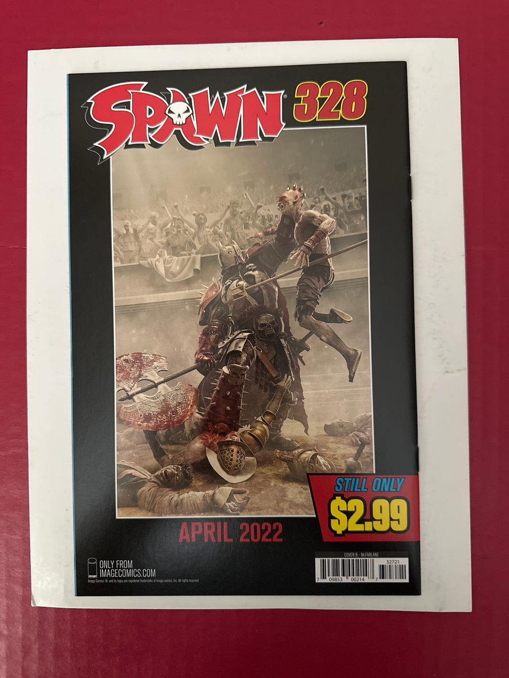 Spawn #327B (2022) Todd McFarlane Cover by Ugly Monkey Comics