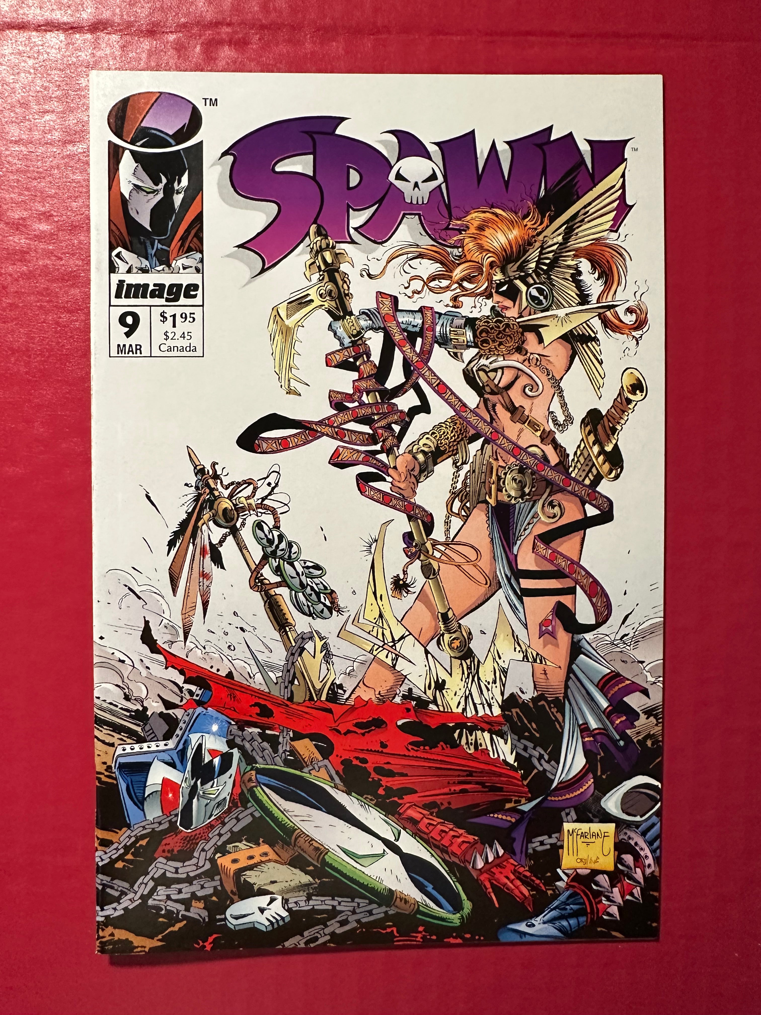 Spawn #9A (1993) Direct Edition 1st app. of Angela, Medieval Spawn, Cogliostro by Ugly Monkey Comics