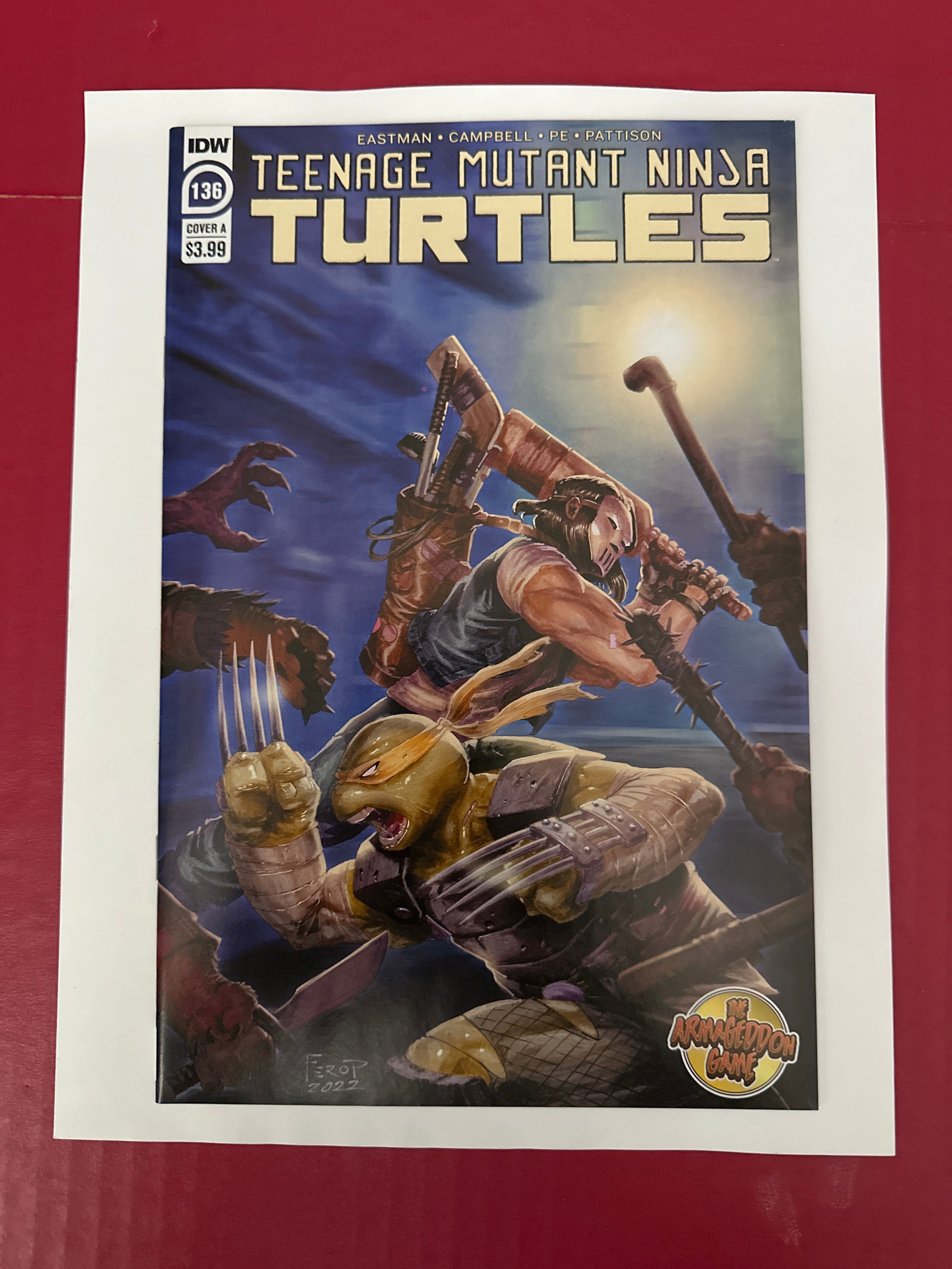 Teenage Mutant Ninja Turtles, Vol. 5 #136A (IDW Publishing 2023) by Ugly Monkey Comics