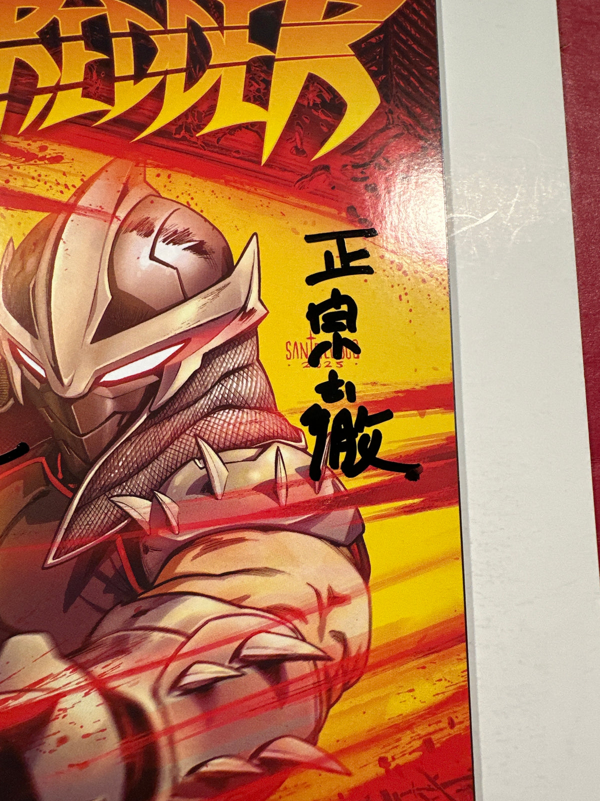 Teenage Mutant Ninja Turtles: Shredder #1A (IDW 2025) Signed by James Saito by Ugly Monkey Comics