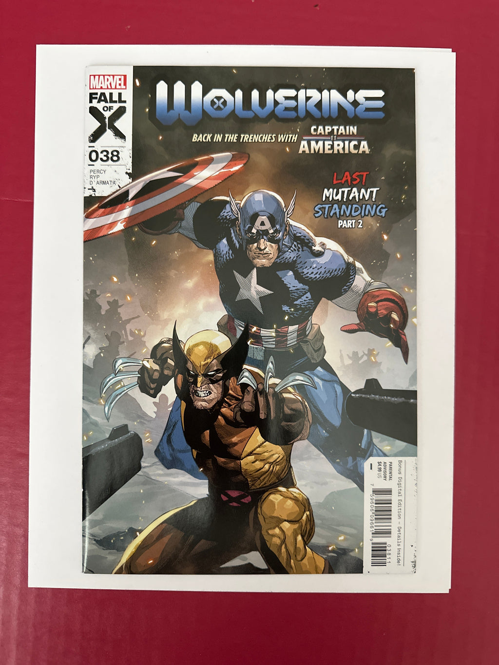 Wolverine, Vol. 7 #38A (2023) by Ugly Monkey Comics
