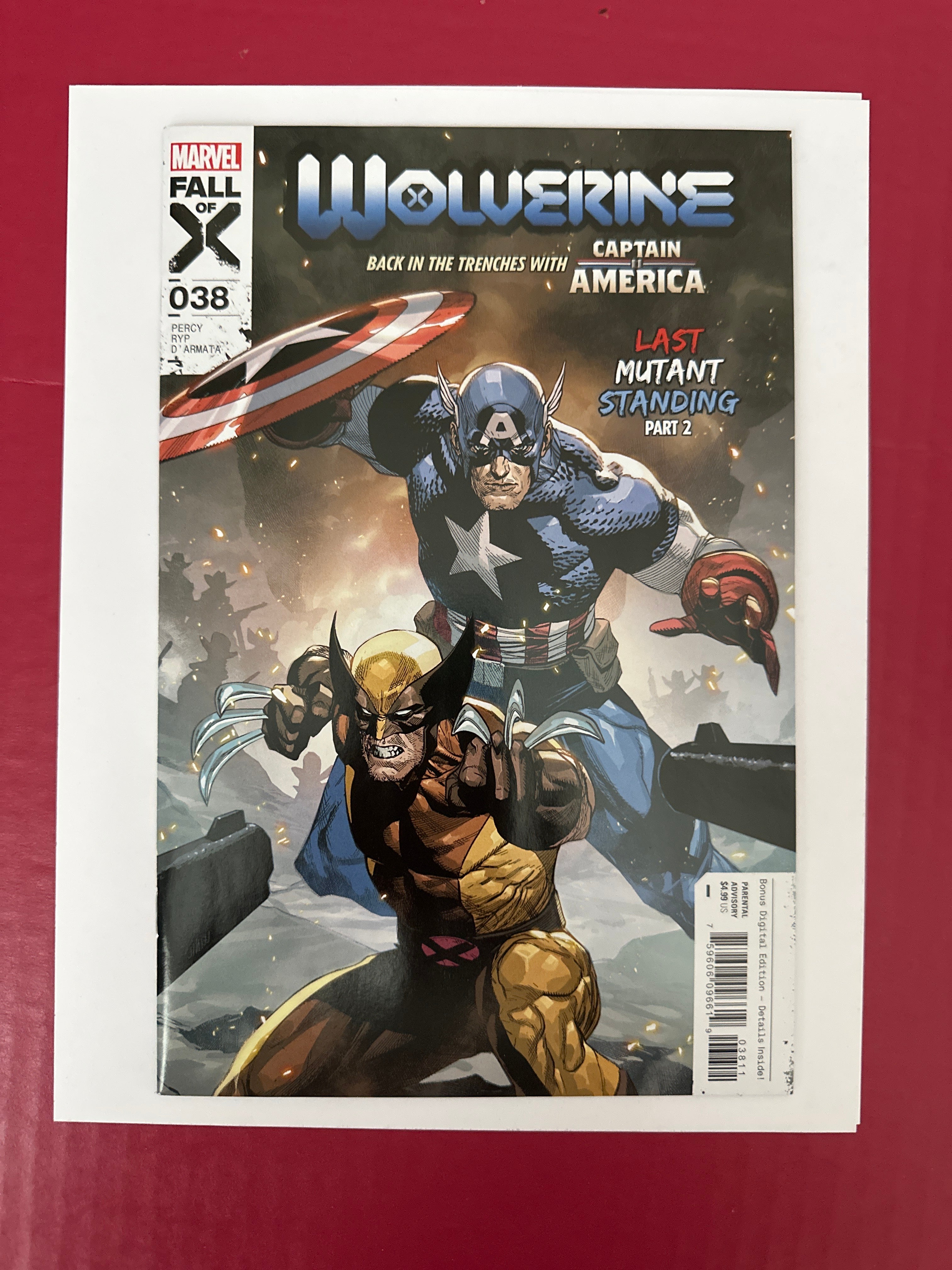 Wolverine, Vol. 7 #38A (2023) by Ugly Monkey Comics