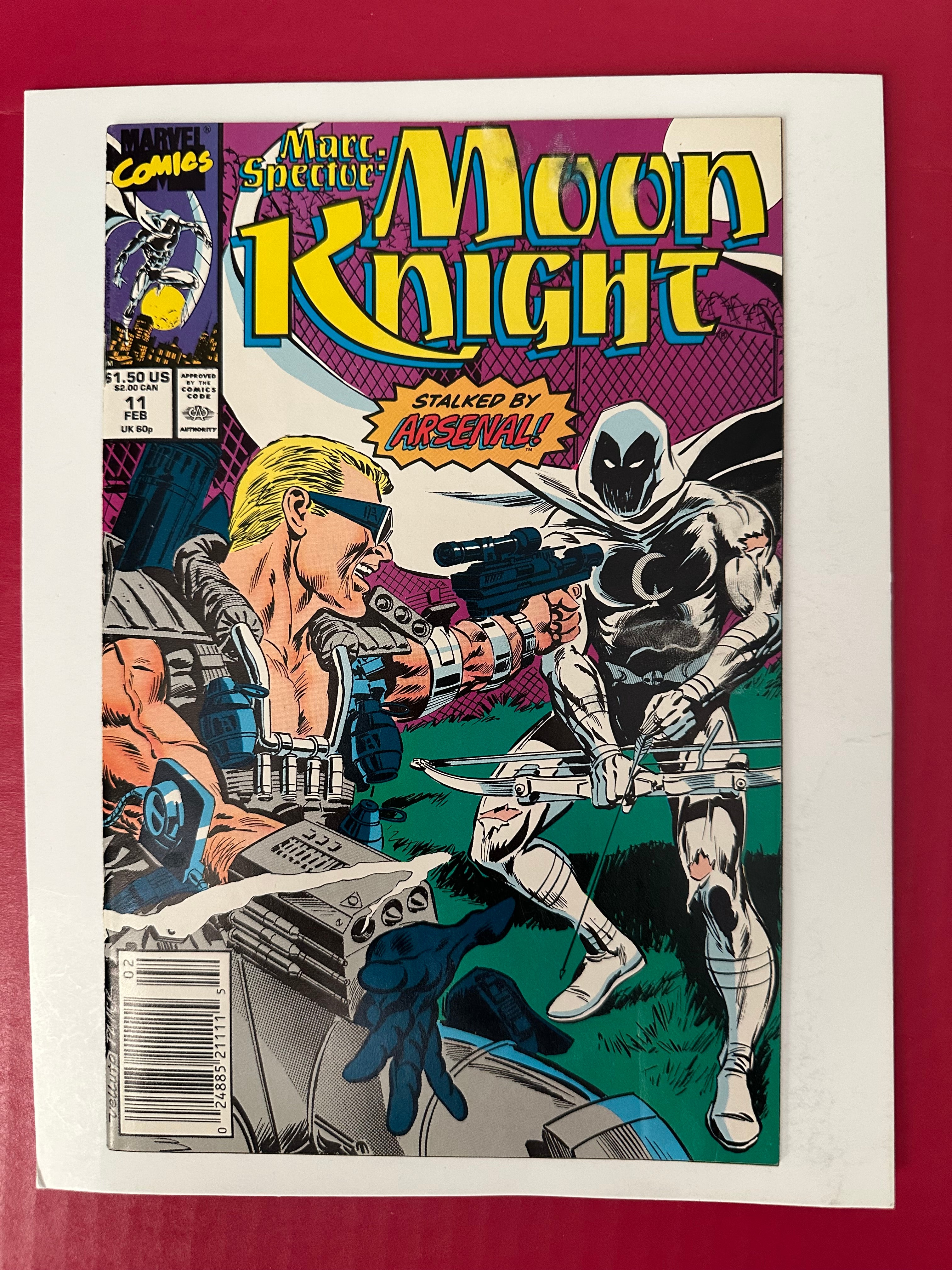 Marc Spector: Moon Knight #11 (1990)  Newsstand (Good)