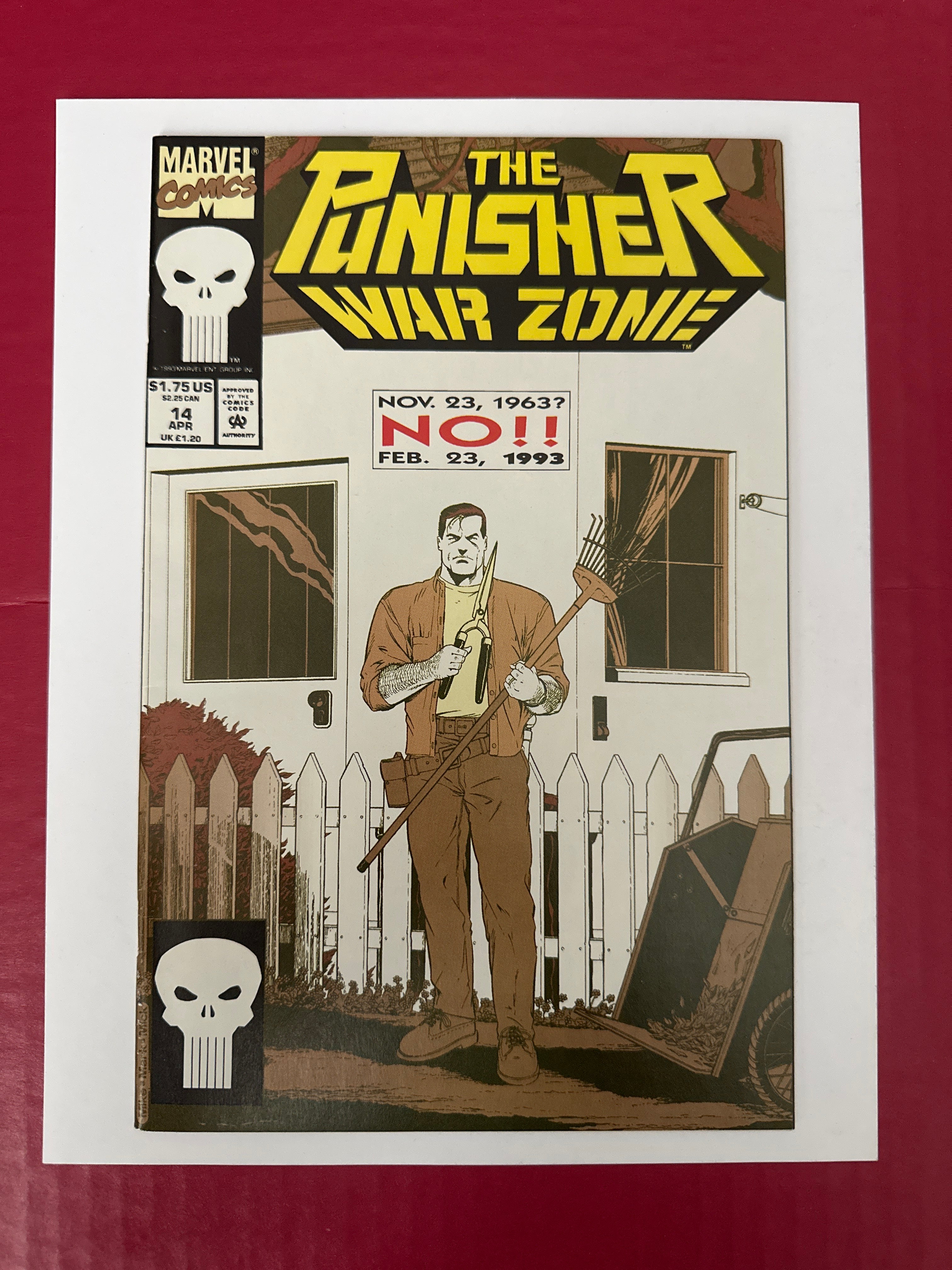 The Punisher War Zone Vol 1 14A 1993 Comic Book by Ugly Monkey Comics