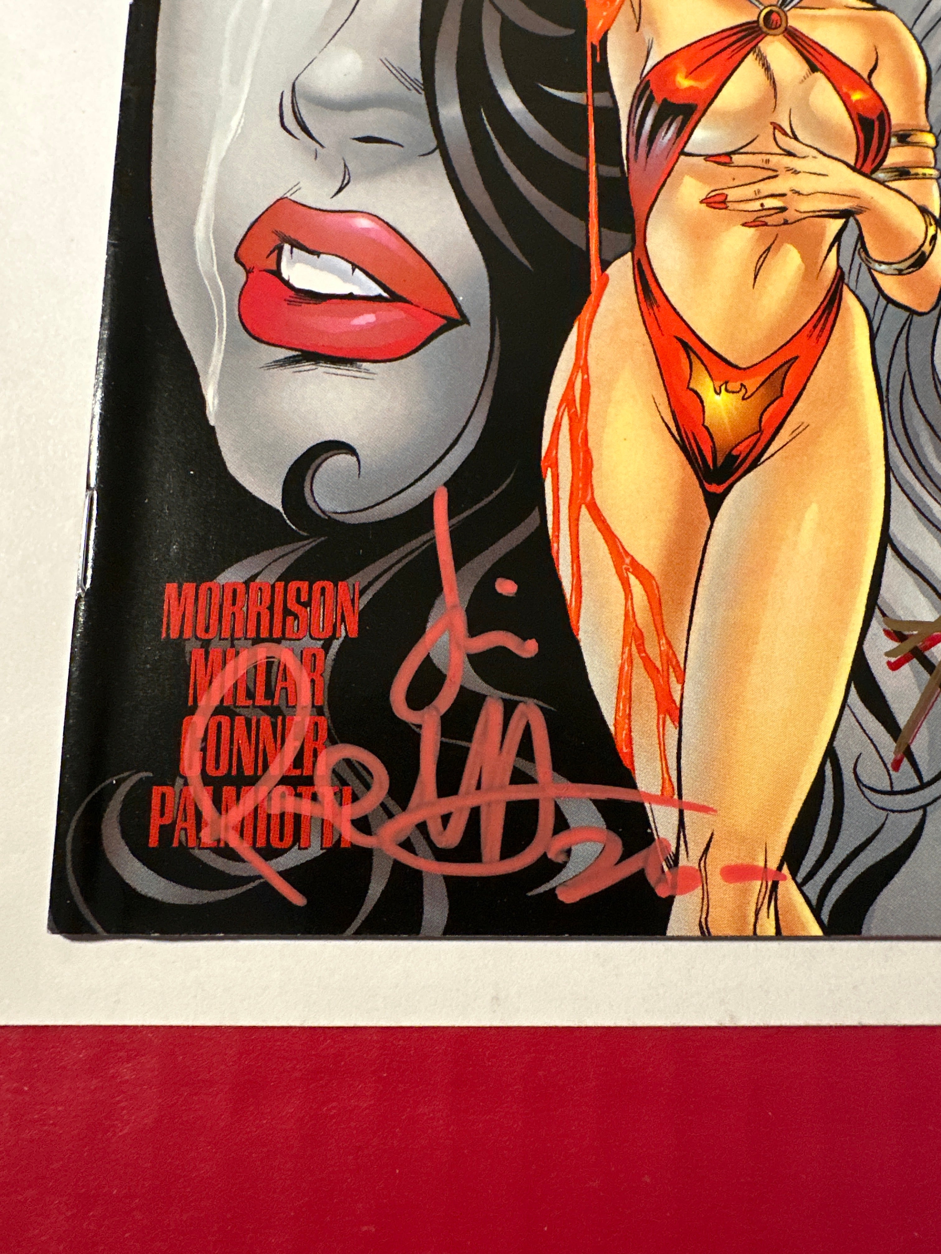 Vampirella Monthly #2A (Harris Comics 1998) Signed by Amanda Conner & Jimmy Palmiotti by Ugly Monkey Comics