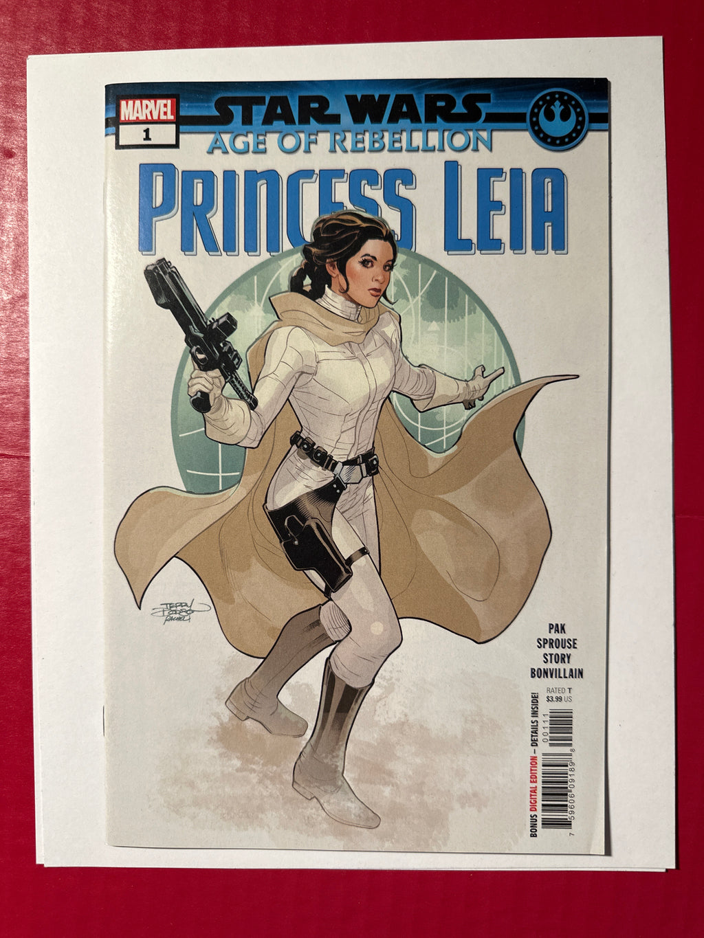 Star Wars Age Of Rebellion Princess Leia 1A Marvel Comics 2019 by Ugly Monkey Comics