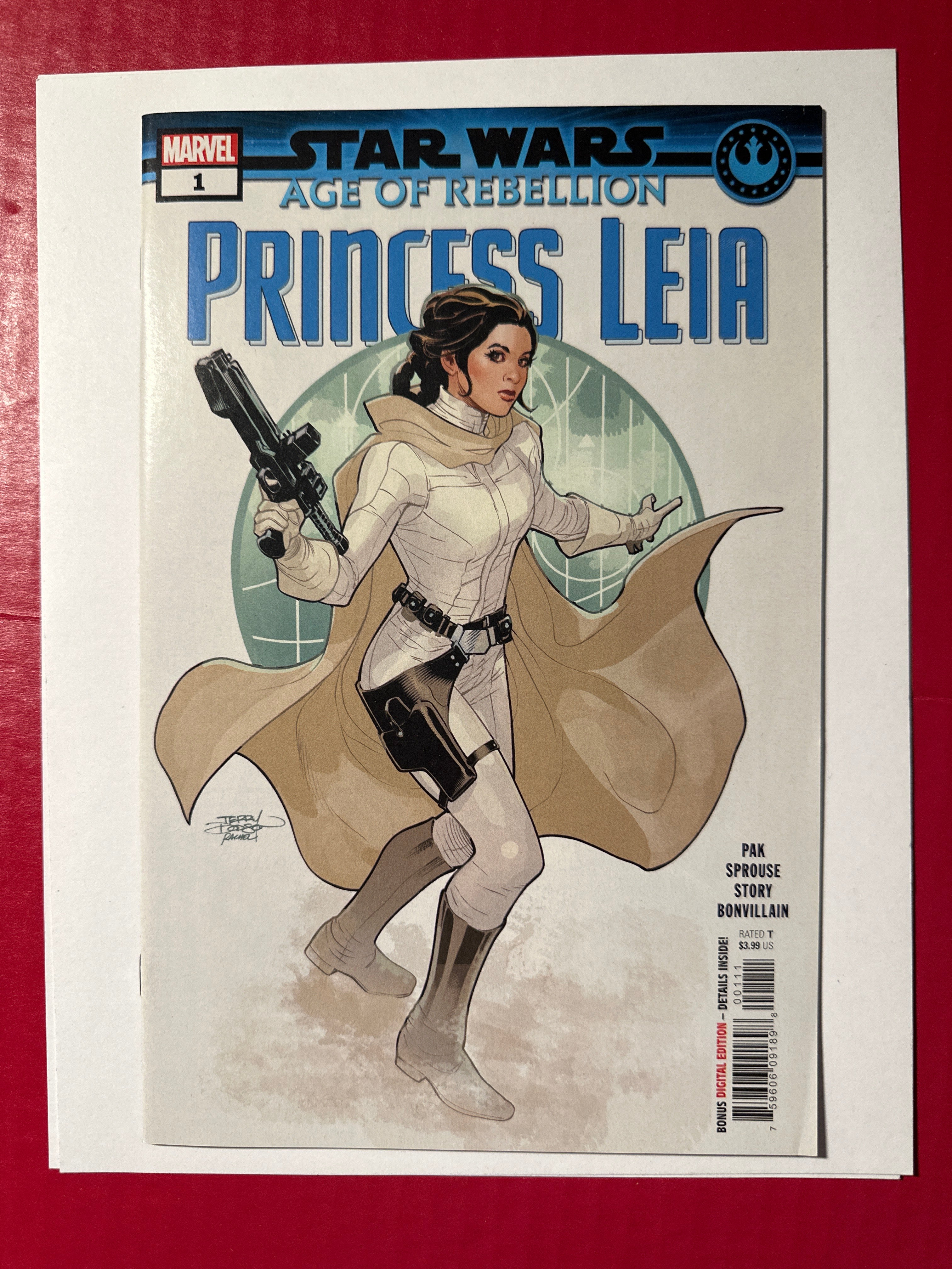 Star Wars Age Of Rebellion Princess Leia 1A Marvel Comics 2019 by Ugly Monkey Comics