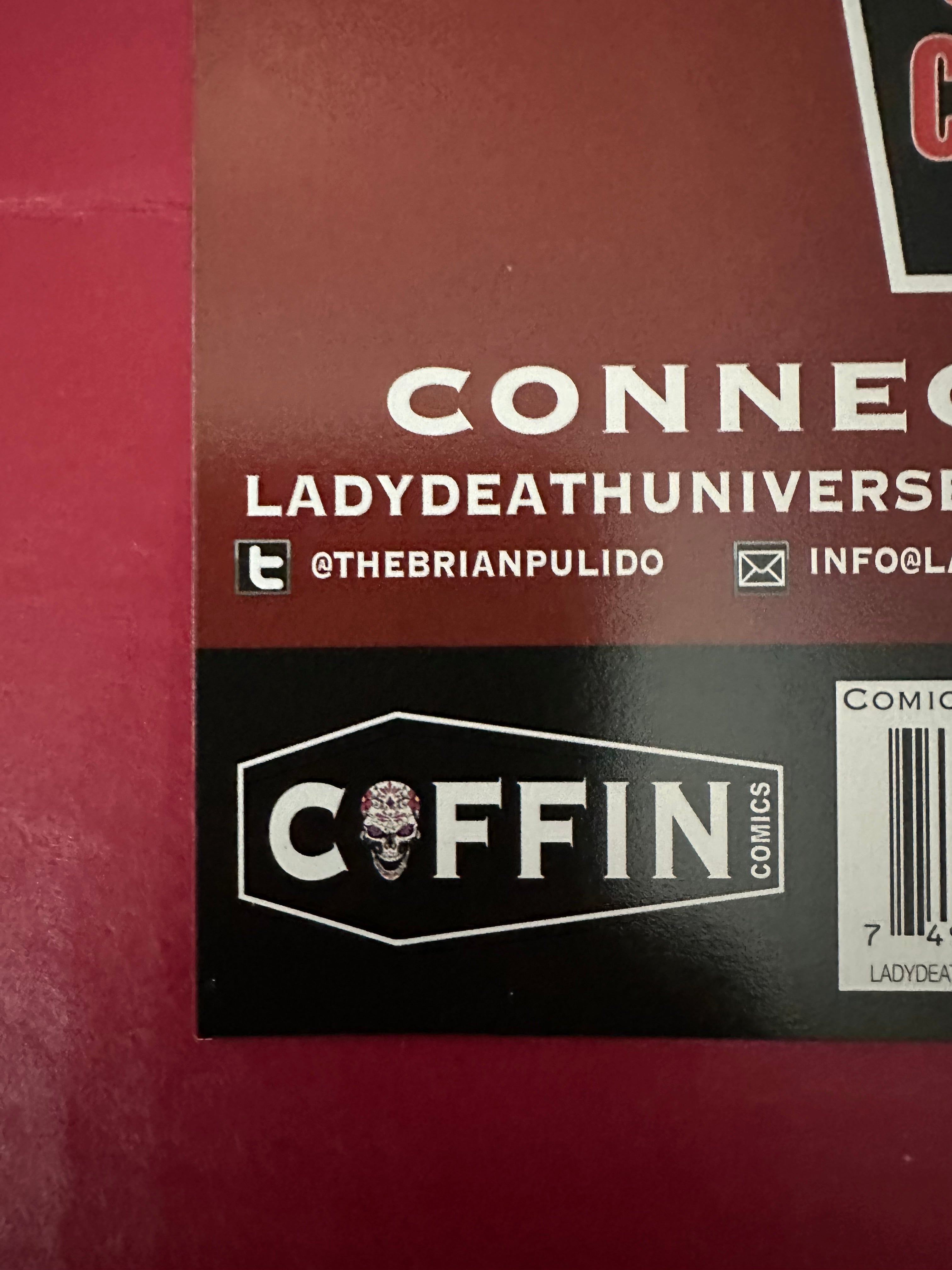 La Muerta: Retribution #1 (2018) Variant Mike Krome Naughty Maria Cover Signed with COA