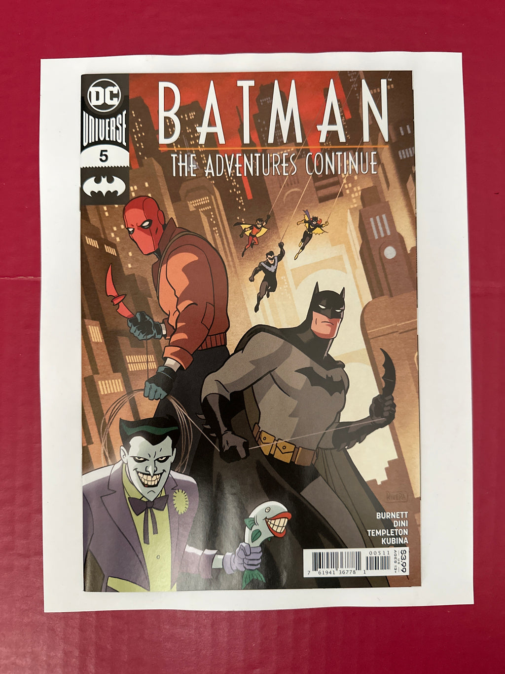 Batman: The Adventures Continue #5A (DC Comics 2020) by Ugly Monkey Comics