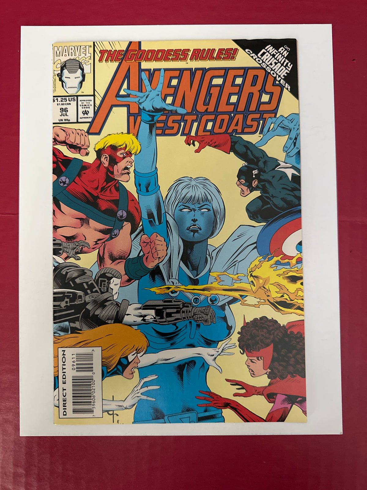 The West Coast Avengers, Vol. 2 #96A (Marvel Comics 1993) Direct Edition by Ugly Monkey Comics