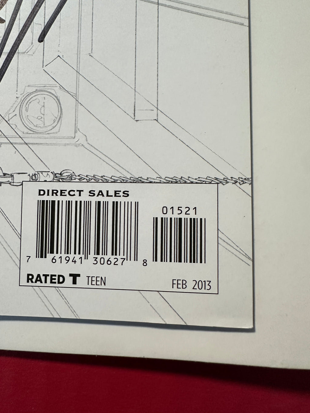 Superman, Vol. 3 #15 (2013) Incentive Sketch Variant (1:25) Triple Signed