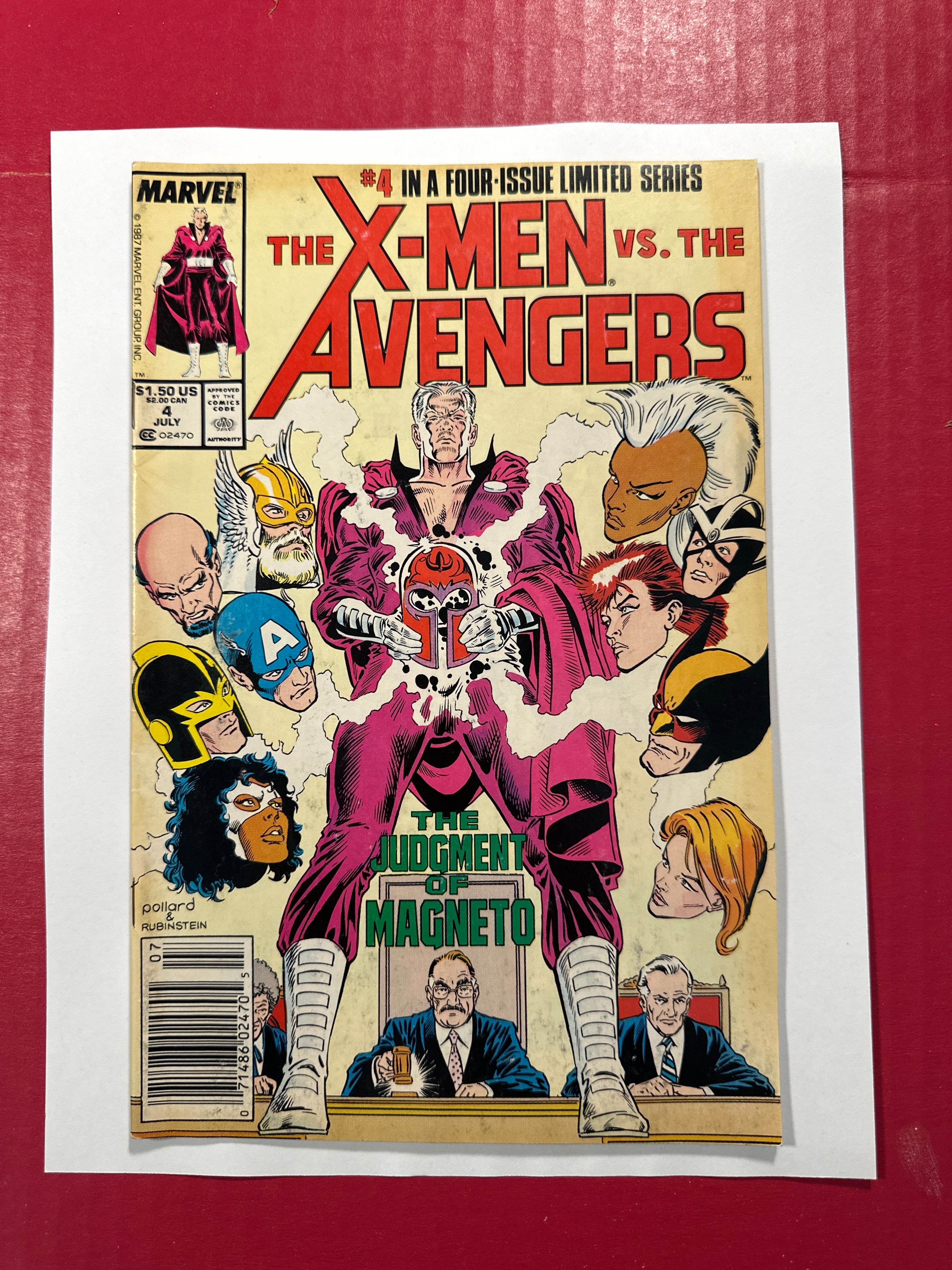 X-Men vs. Avengers #4 (Marvel Comics 1987) Newsstand Edition by Ugly Monkey Comics