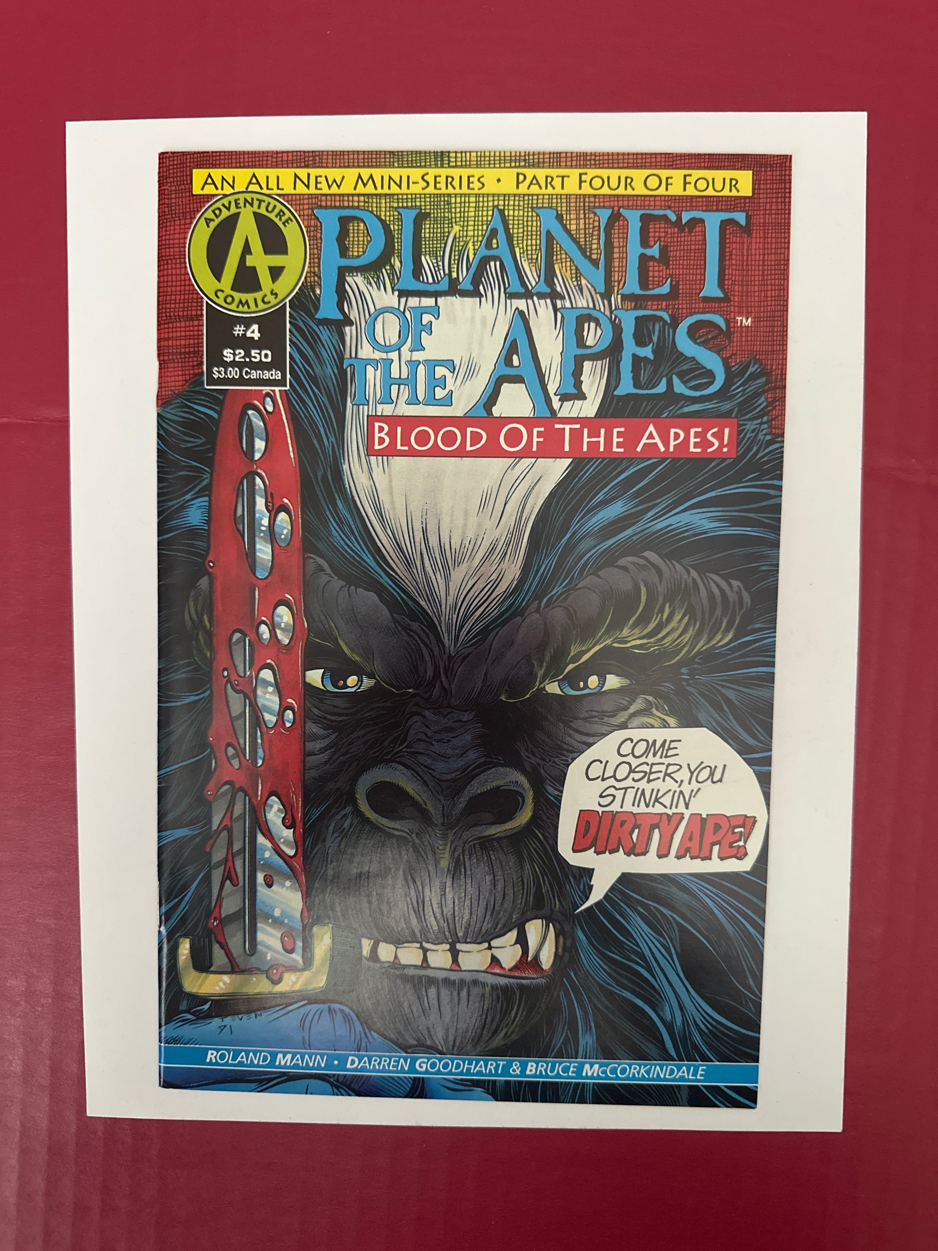 Planet of the Apes: Blood of the Apes #4 (Malibu Comics 1992) by Ugly Monkey Comics
