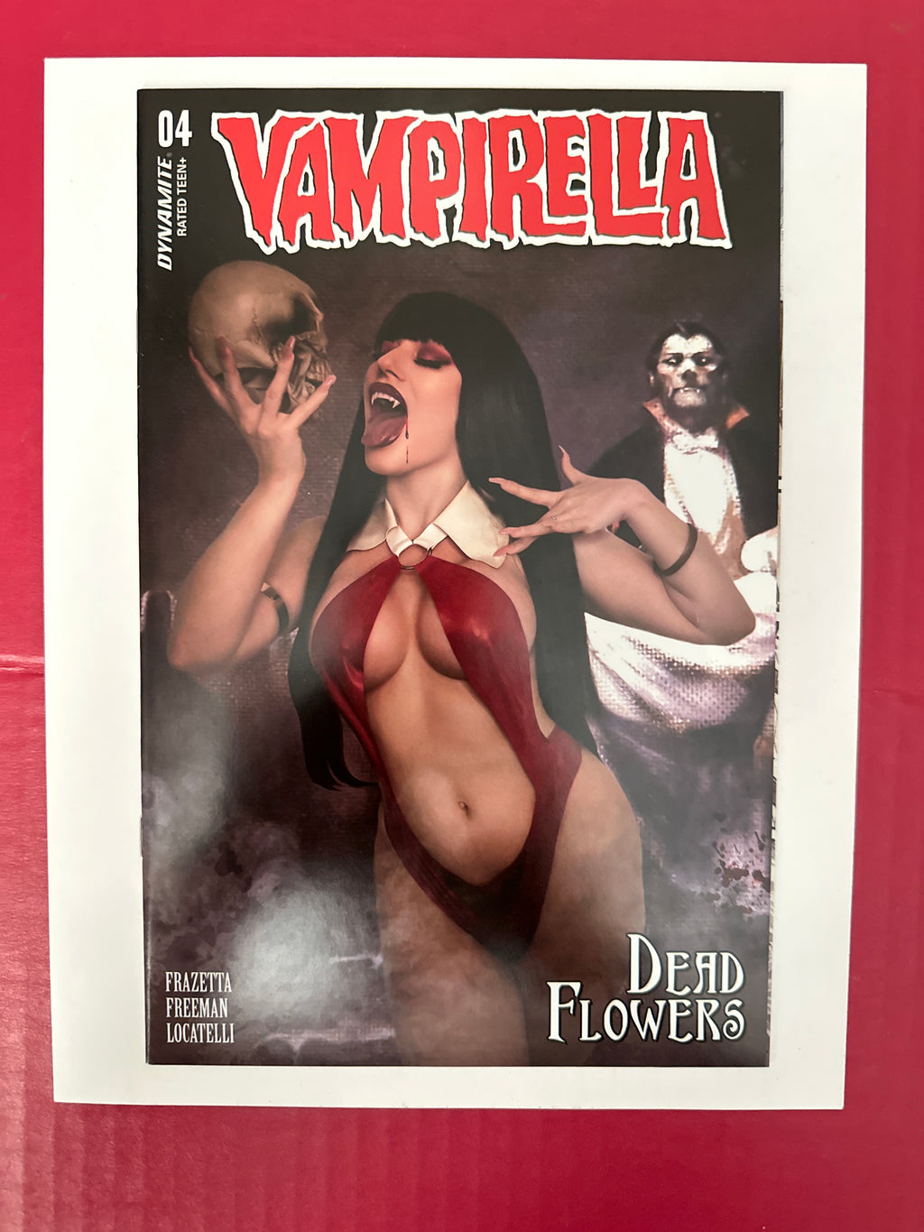 Vampirella: Dead Flowers #4E (Dynamite Entertainment 2024) Cosplay Variant by Ugly Monkey Comics