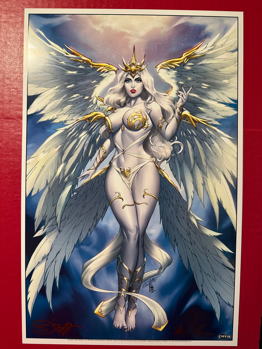 Hellwitch: Forbidden 11x17 Poster Sorah Suhng Angelvex Variant Double Signed by Sorah Suhng and Brian Pulido by Ugly Monkey Comics