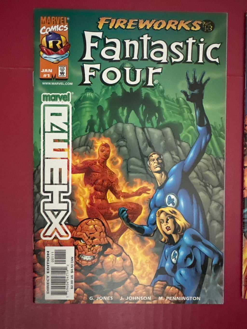 Lot of 3 Fantastic Four: Fireworks Comics #1, 2, 3 (Marvel Comics 1998) by Ugly Monkey Comics