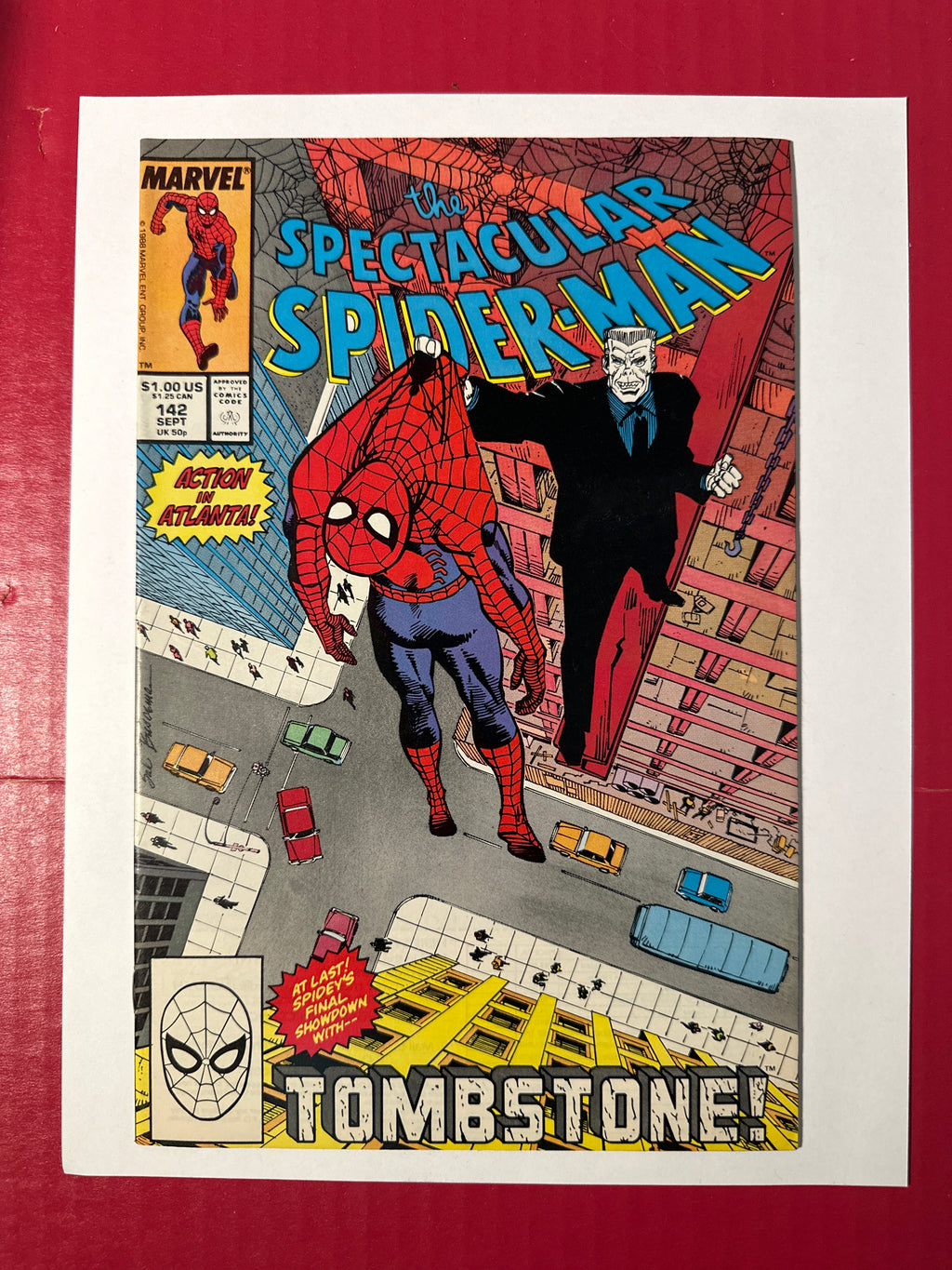 The Spectacular Spider-Man, Vol. 1 #142 (Marvel Comics 1988) Direct Edition by Ugly Monkey Comics