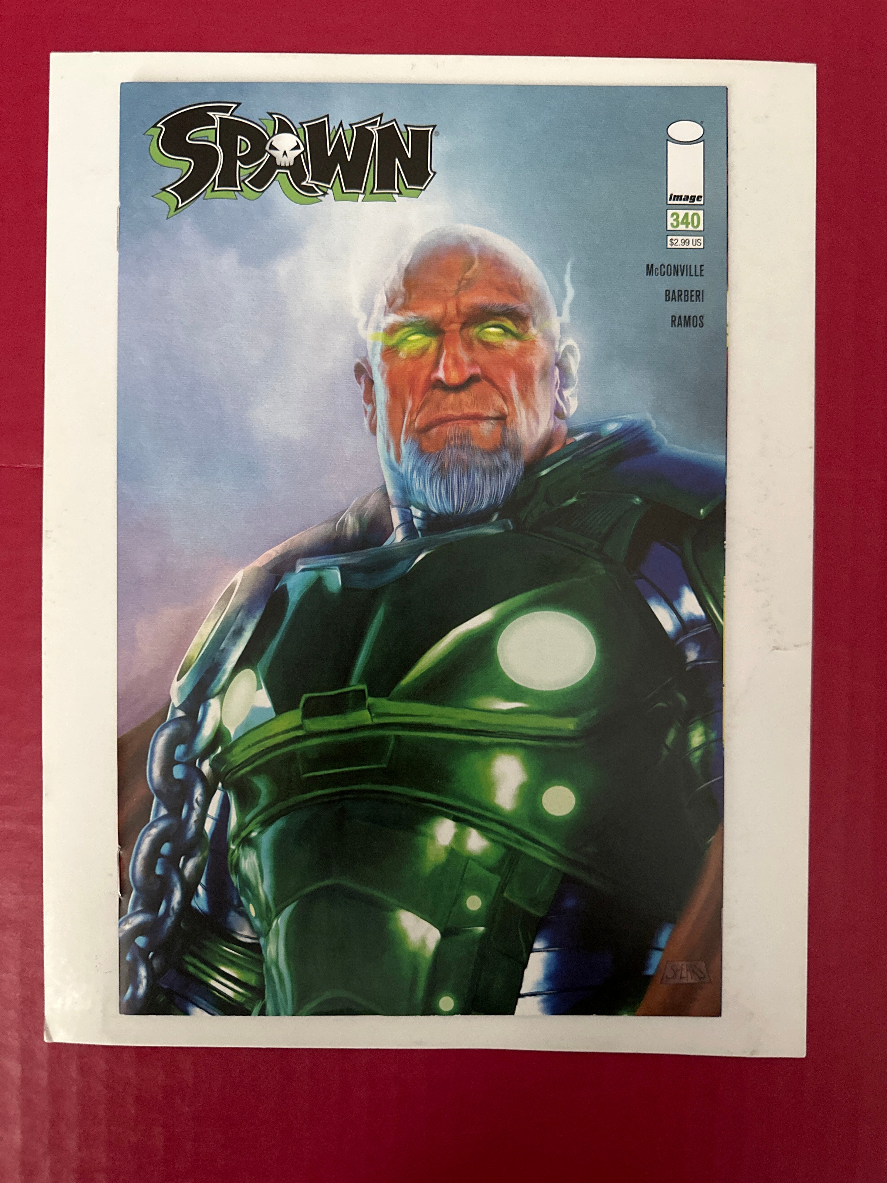 Spawn #340A (2023) Origin & 2nd cameo app. Cataclysm, 1st cameo app. Korvox by Ugly Monkey Comics