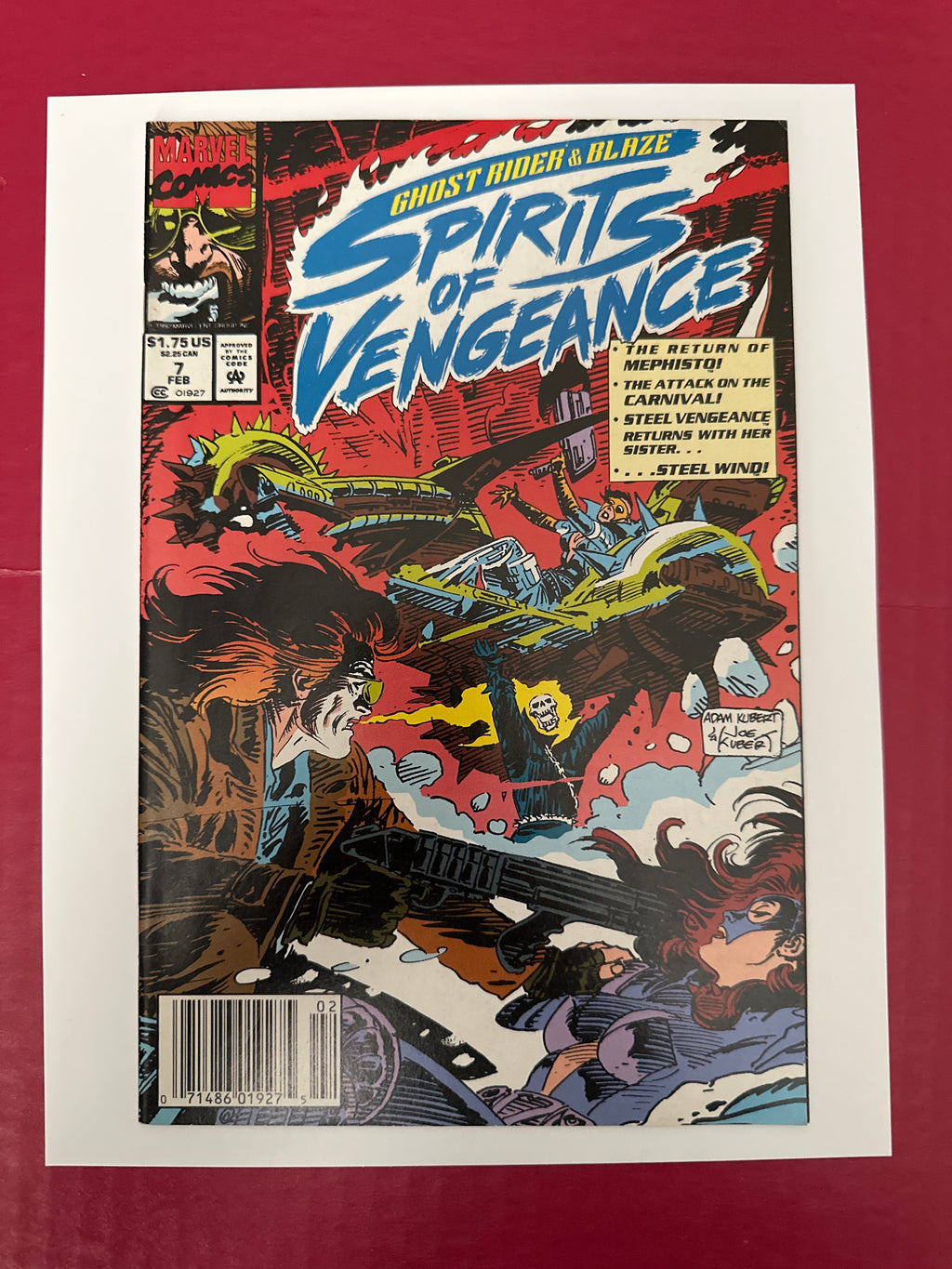 Ghost Rider / Blaze: Spirits of Vengeance #7B (Marvel Comics 1992) by Ugly Monkey Comics