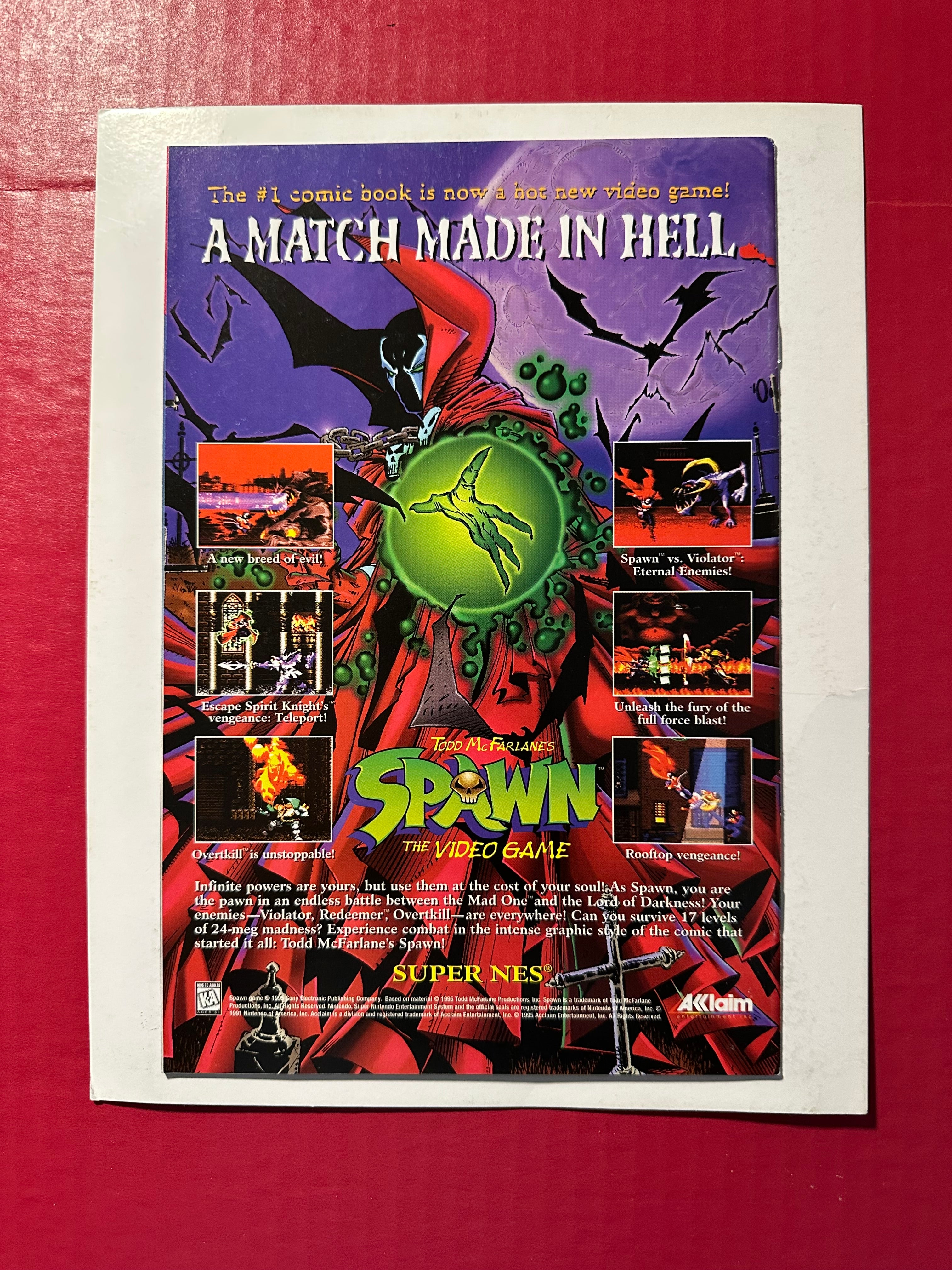 Spawn #37A (1995) 1st Full app Freak by Ugly Monkey Comics